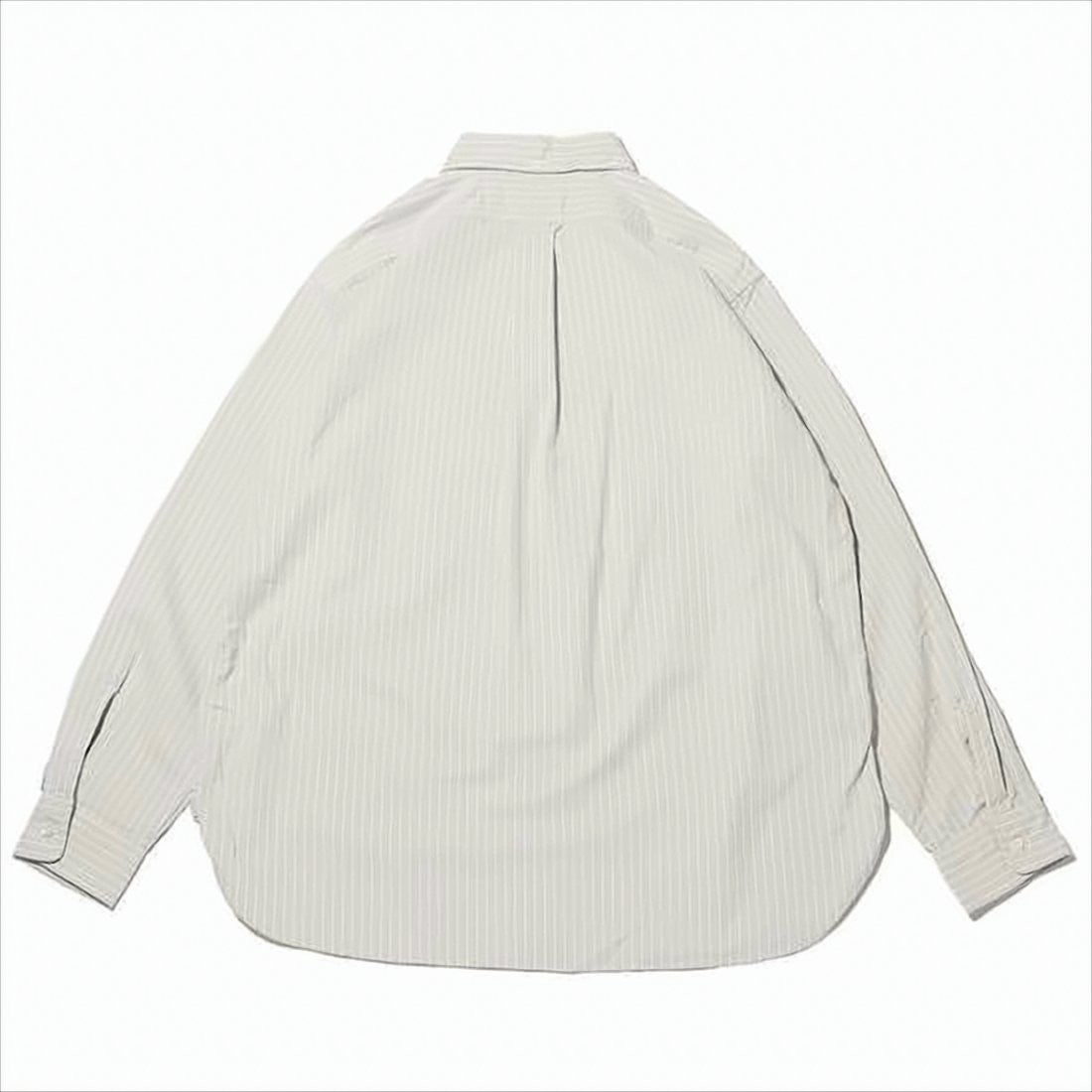 Vertical Stripe Long-Sleeve Shirt with Classic Collar