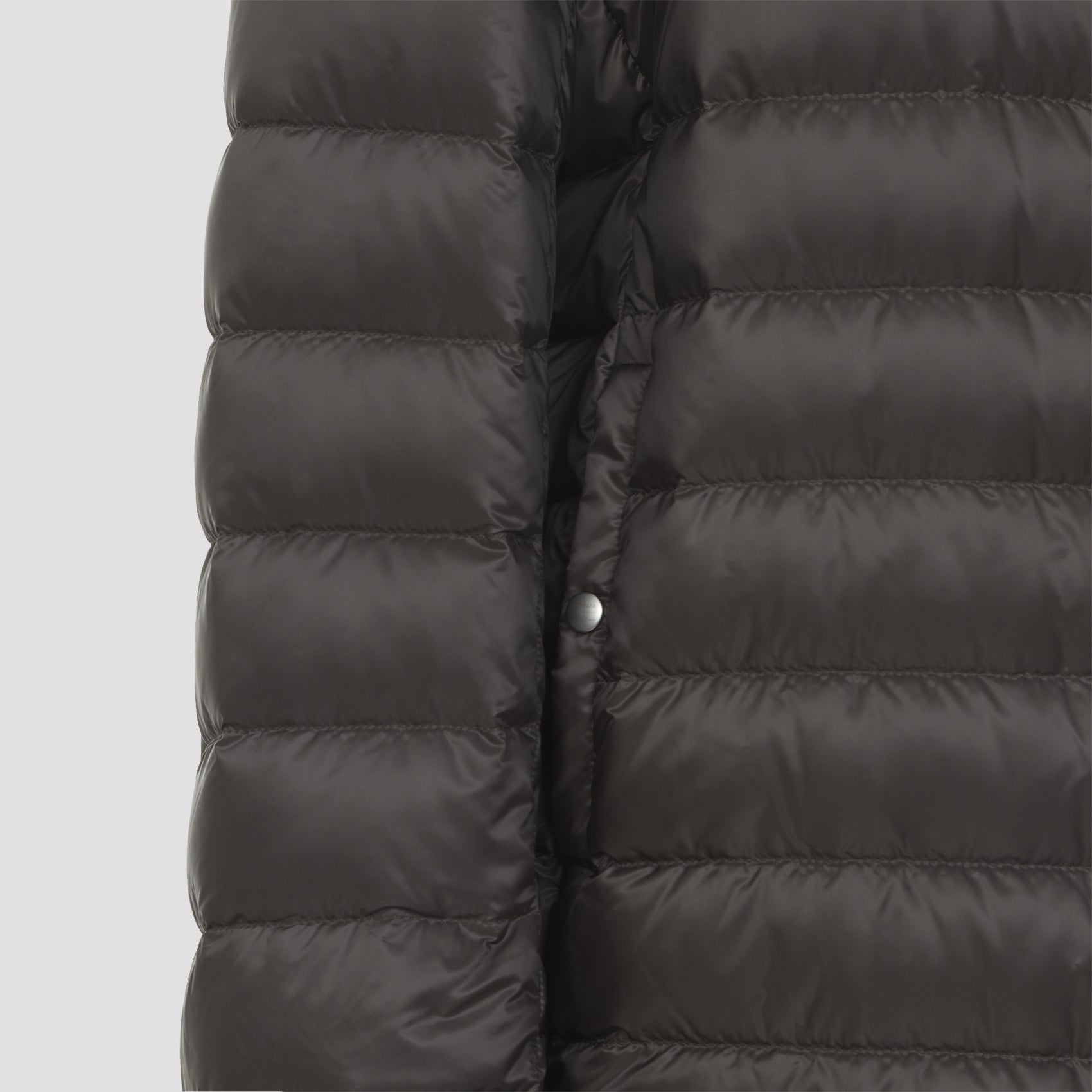 Oversized Flight Parka With Rib-Knit Wool Blend Collar