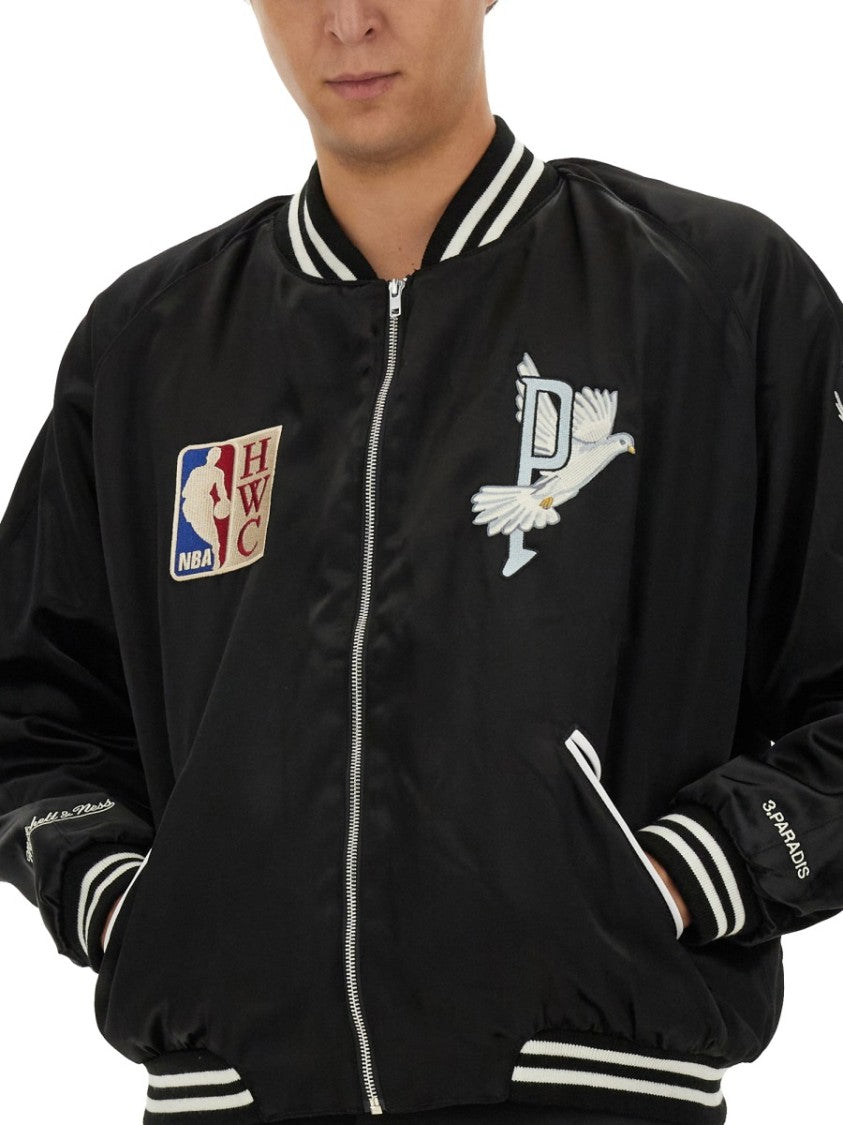 Classic Black Varsity Jacket