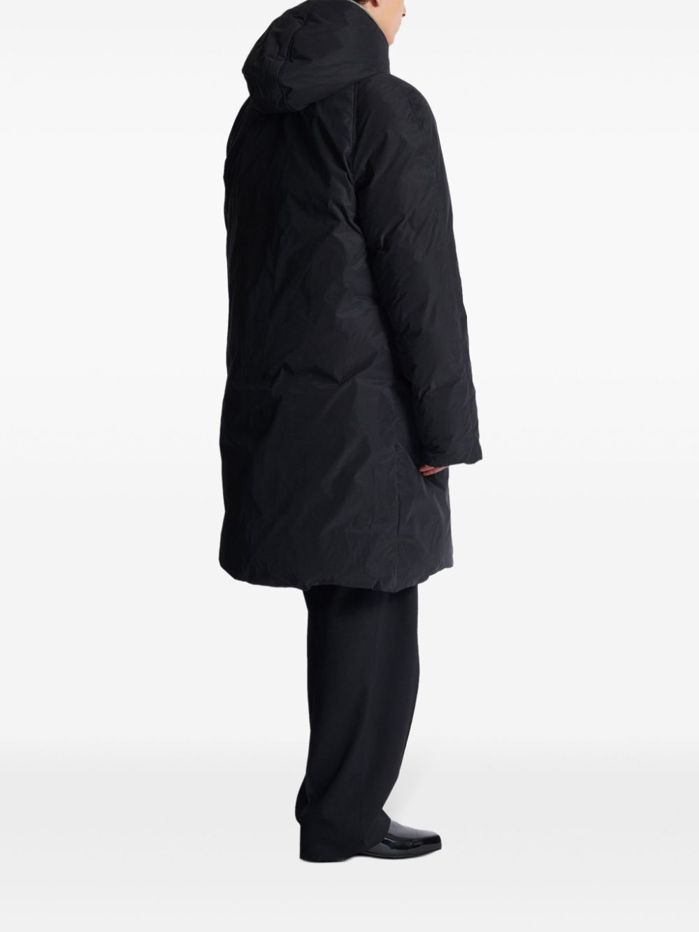Satin-Trimmed Black Jacket