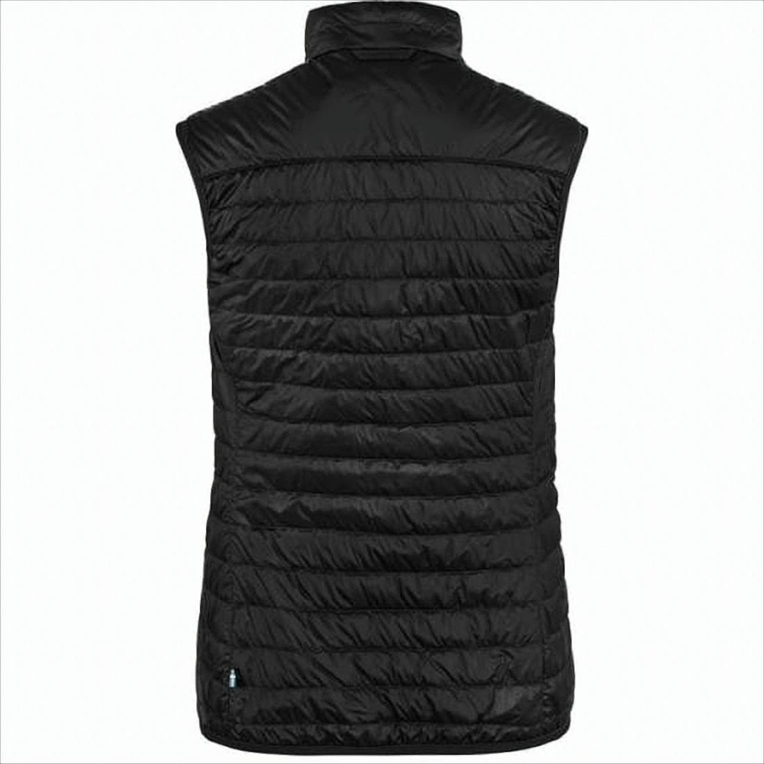 Quilted Sleeveless Vest With High Collar And Logo Detail