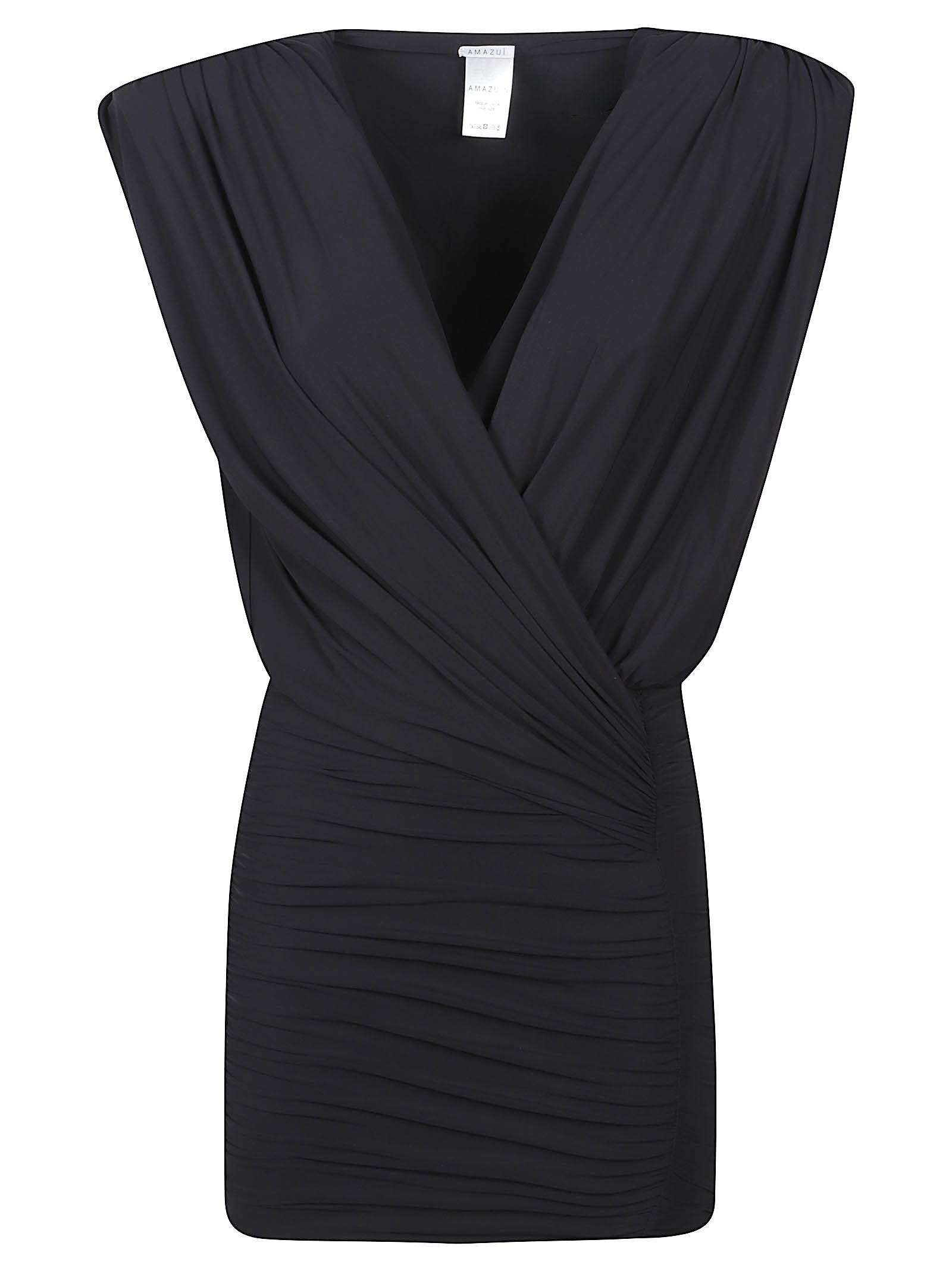 Candice Deep Black Mini Dress