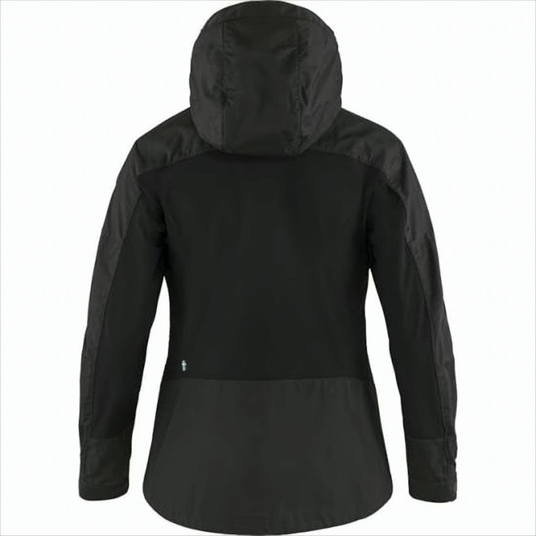 Fitted Black Jacket with Adjustable Hood