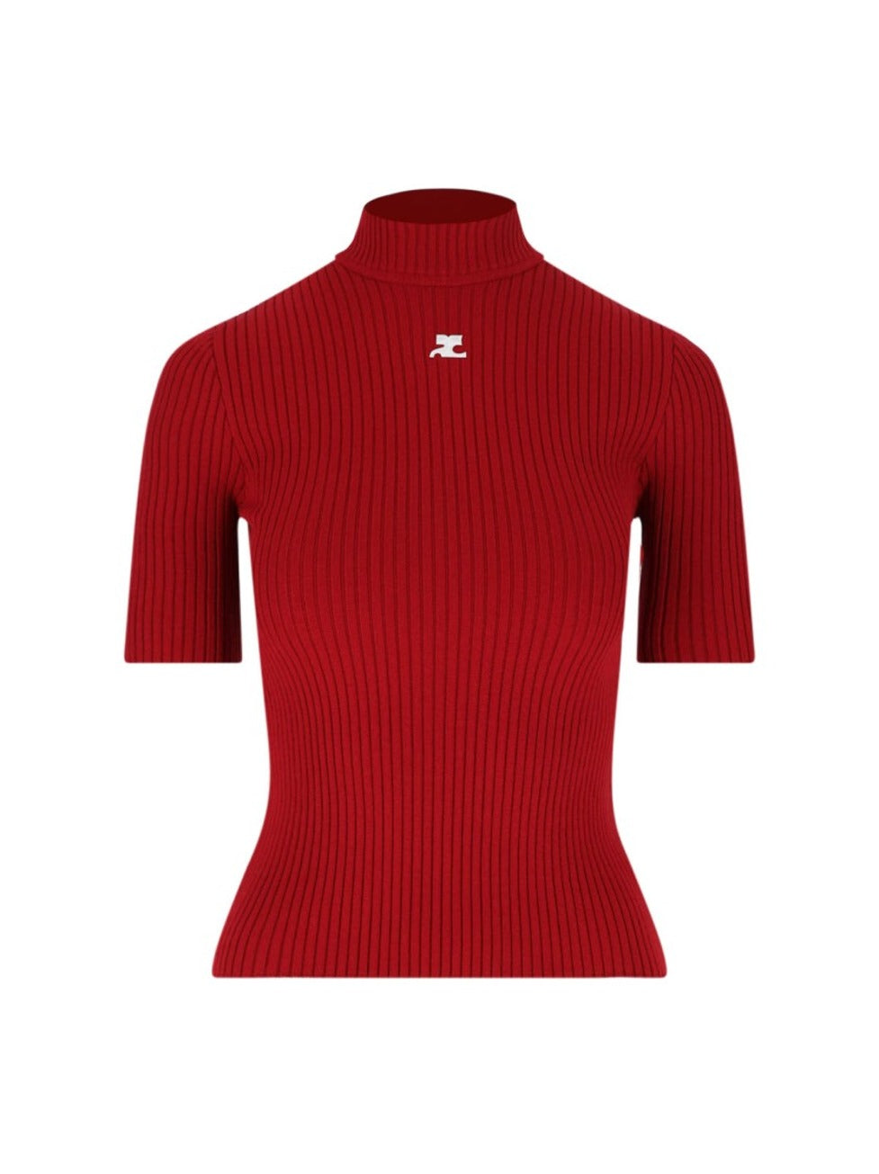 "Reedition" Ribbed Top – Red