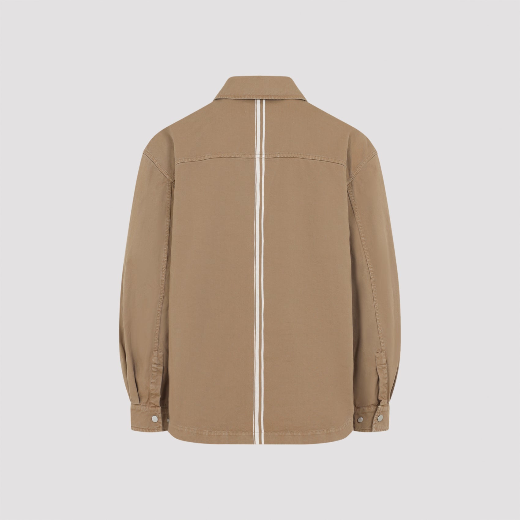 Relaxed Fit Button-Up Shirt Jacket