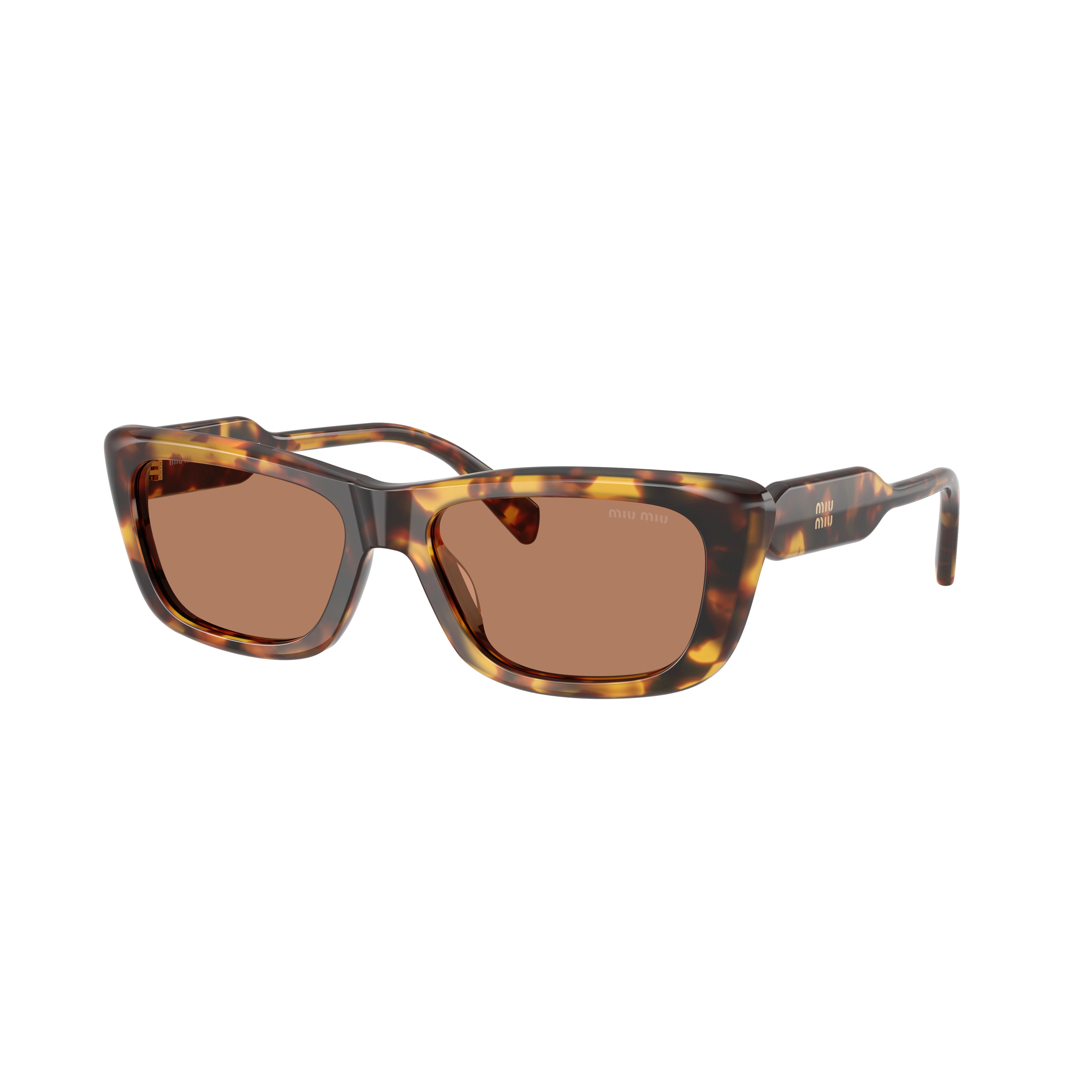 0mu B12s Rectangular Tortoiseshell Acetate Sunglasses