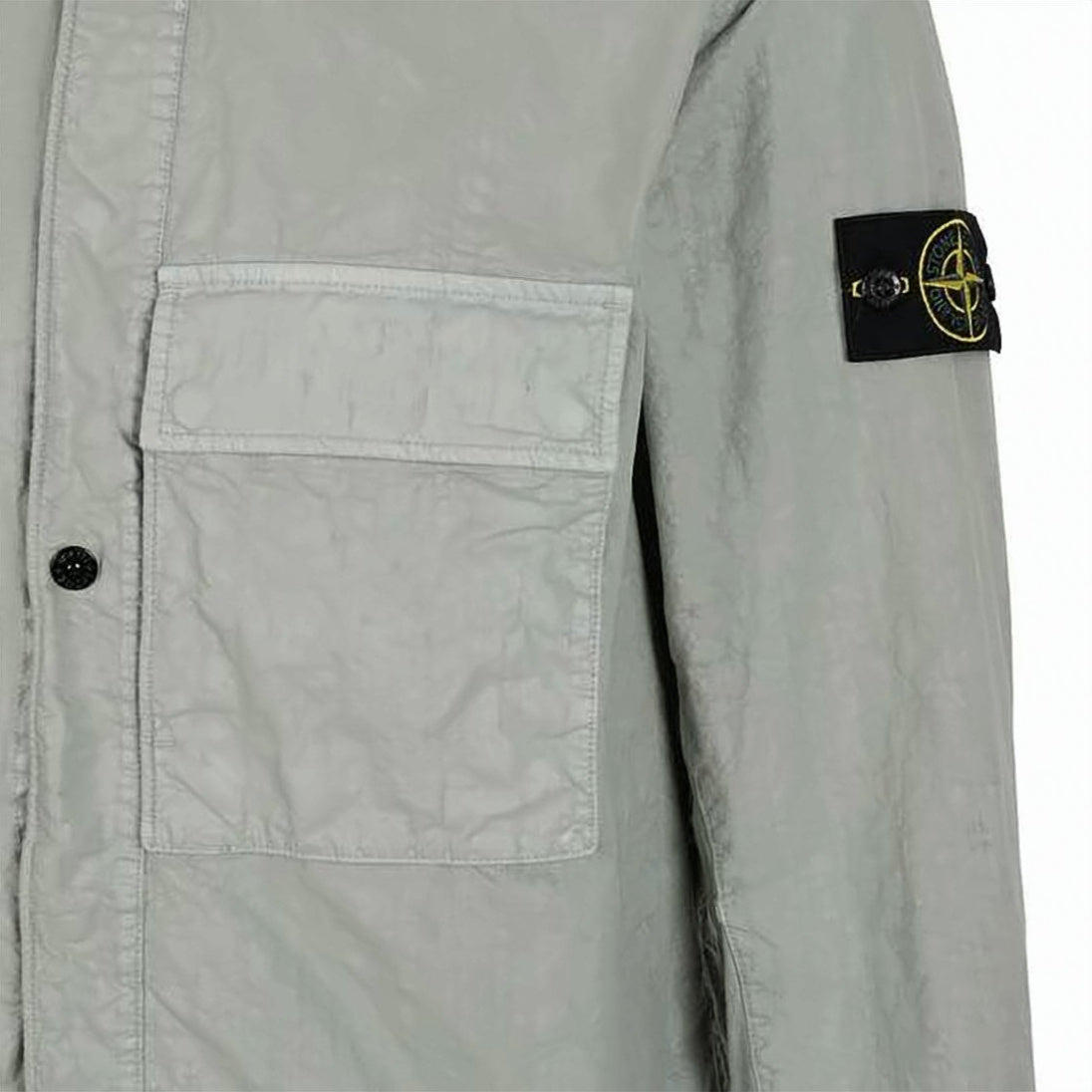 Long-Sleeve Casual Shirt with Flap Pocket