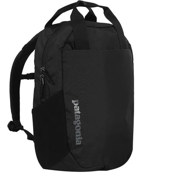 Streamlined Black Minimalist Backpack with Padded Straps