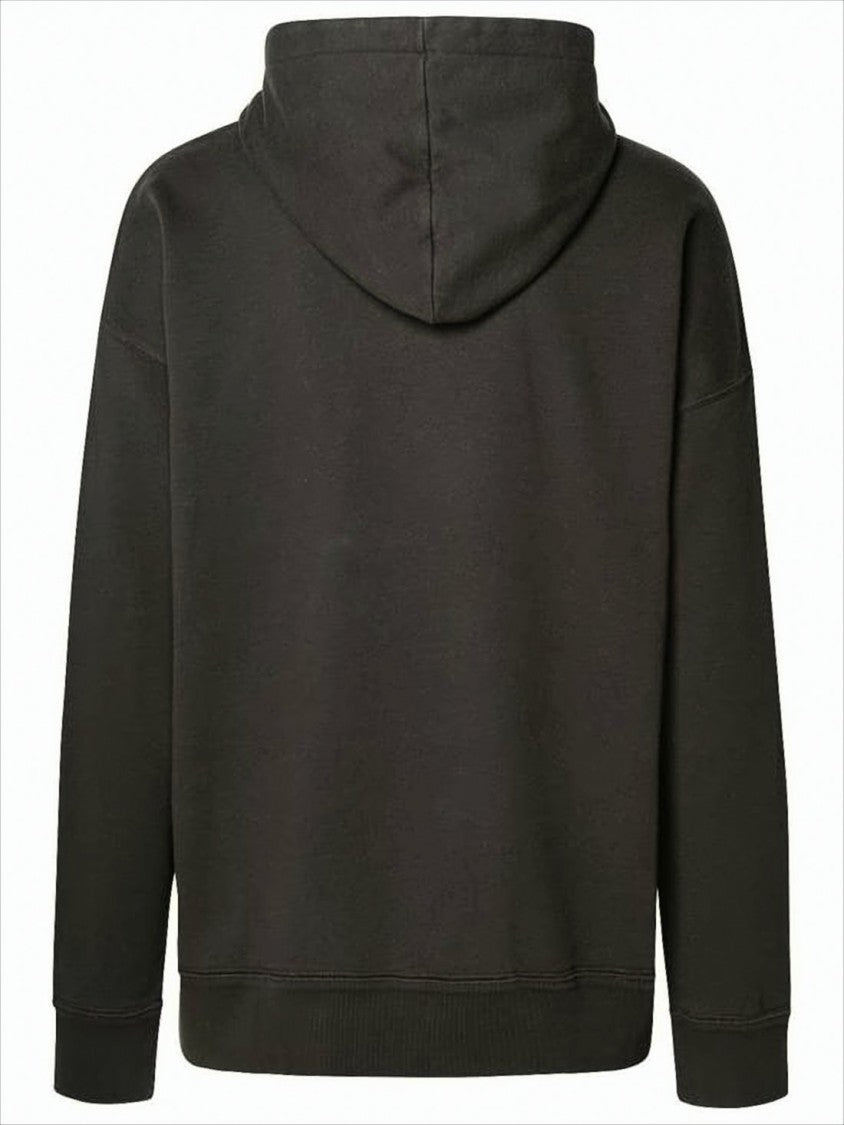 Relaxed Fit Black Hoodie with Bold Graphic
