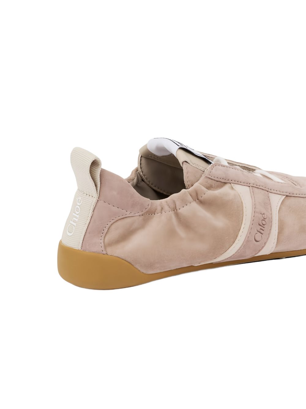 Matte Finish Flat Shoes with Elasticized Sides