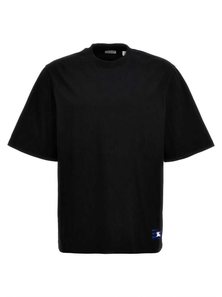 Relaxed-Fit Black Cotton T-Shirt