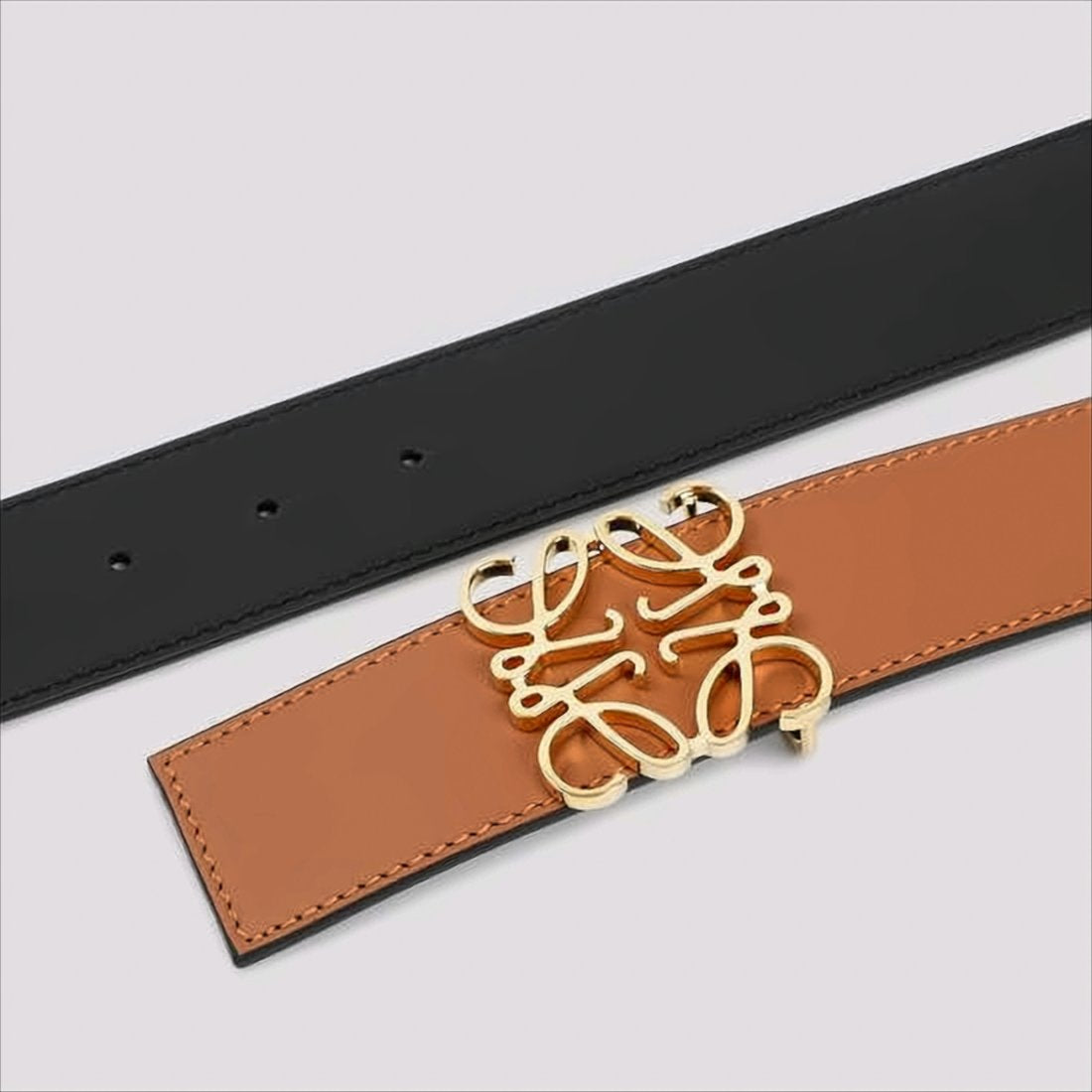 Calf Leather Wide Belt