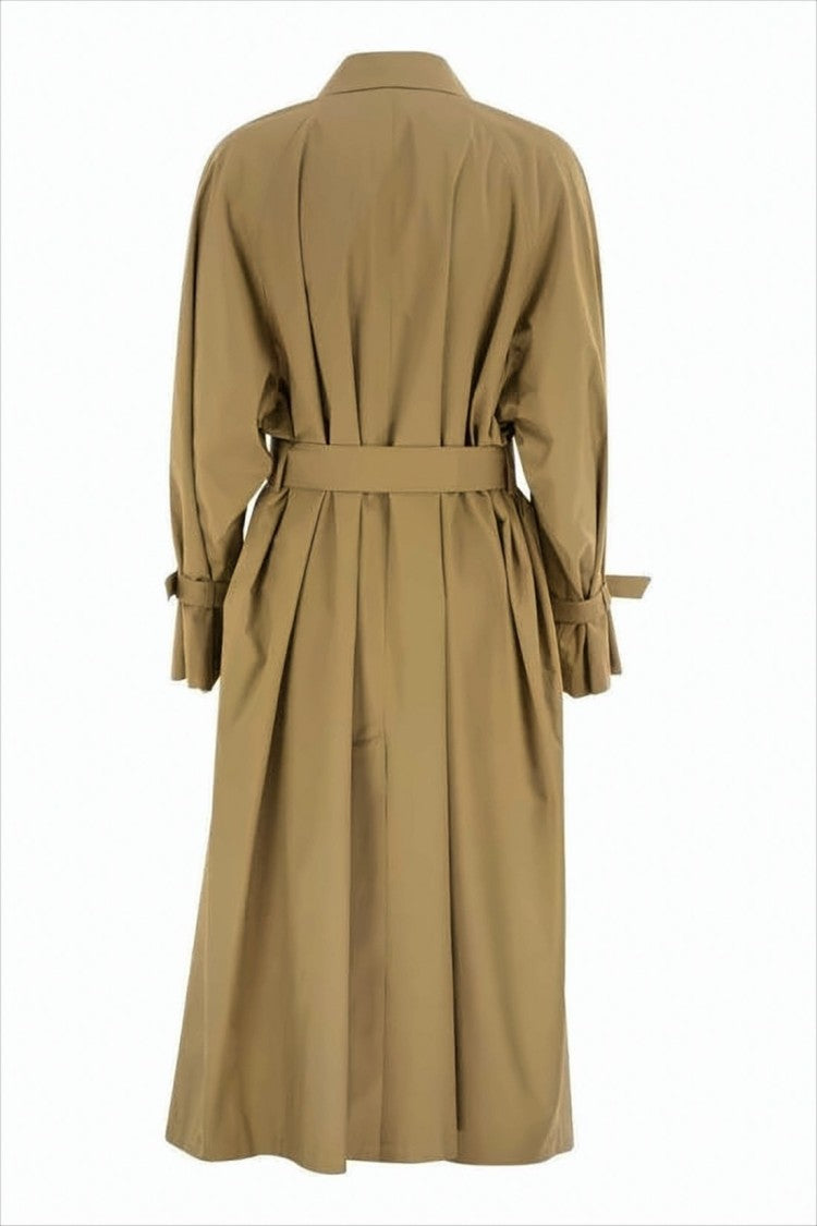 Structured Brown Trench Coat