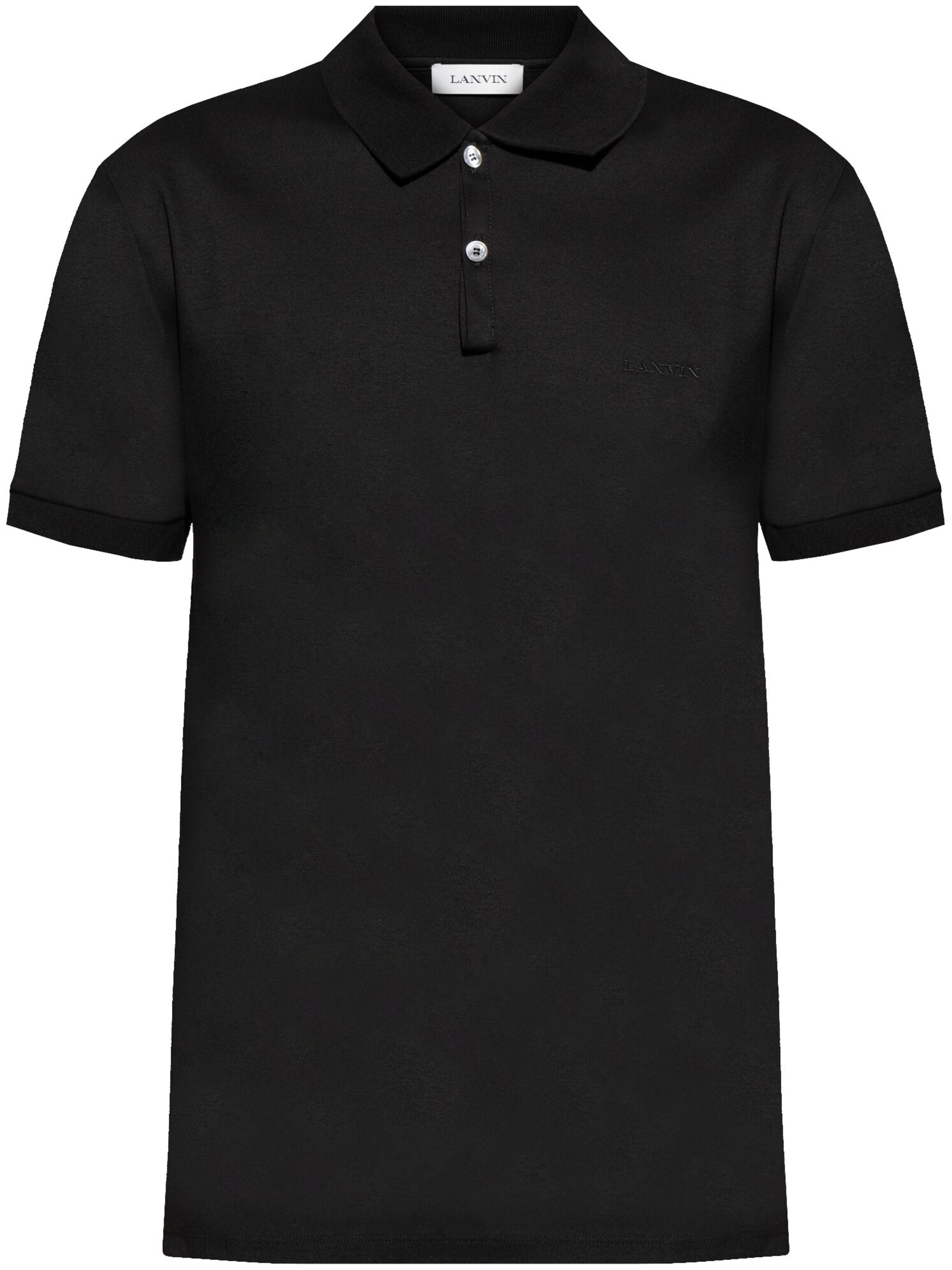 Black Polo Classique Tailored Cotton Polo