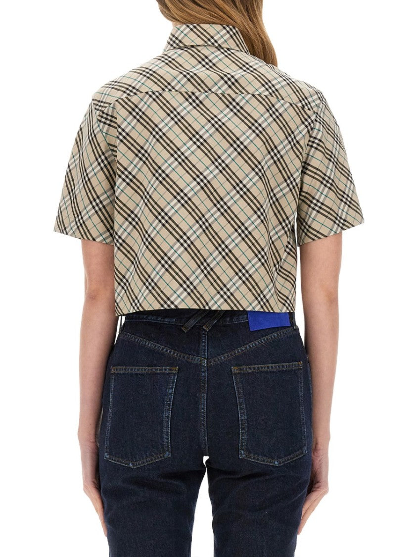 Classic Plaid Cropped Shirt
