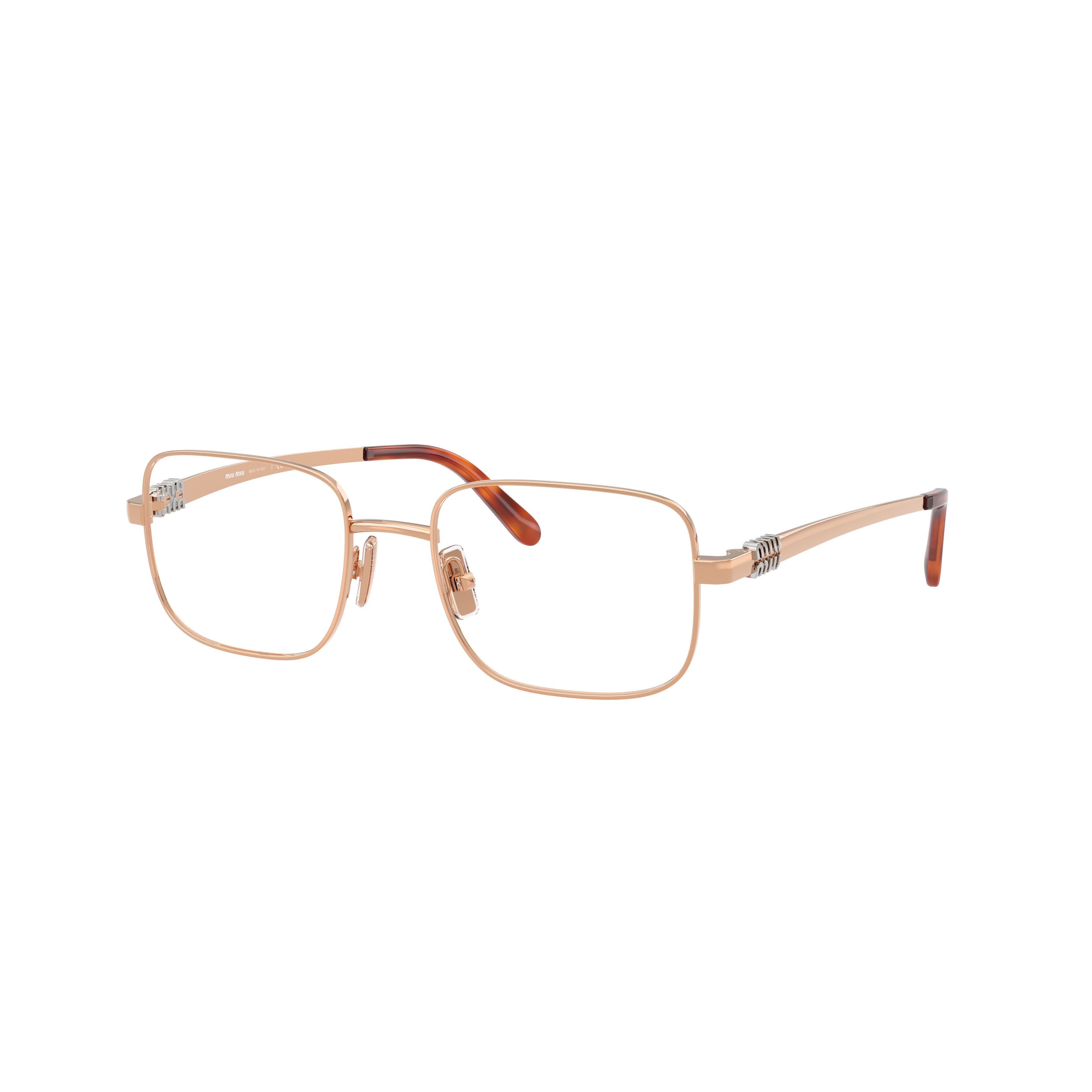 0mu 51zv Rectangular Metal Sunglasses