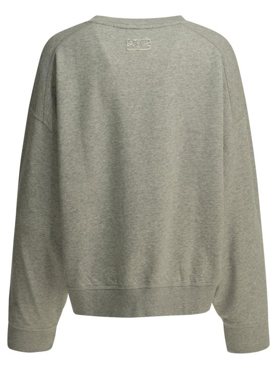Heathered Grey Relaxed Fit Crewneck Sweatshirt