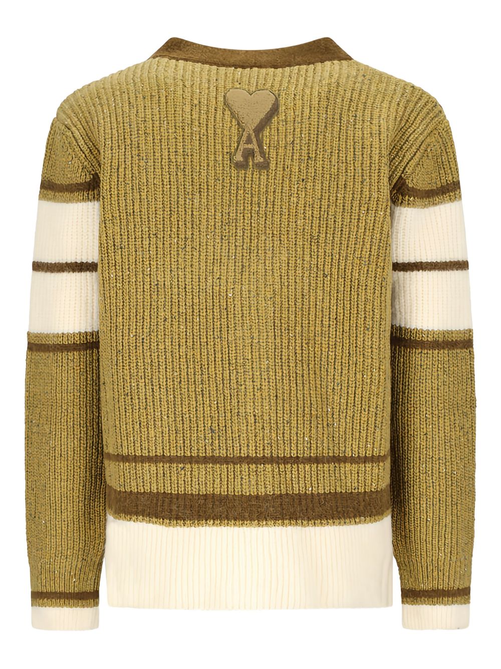 Olive Green V-Neck Sweater