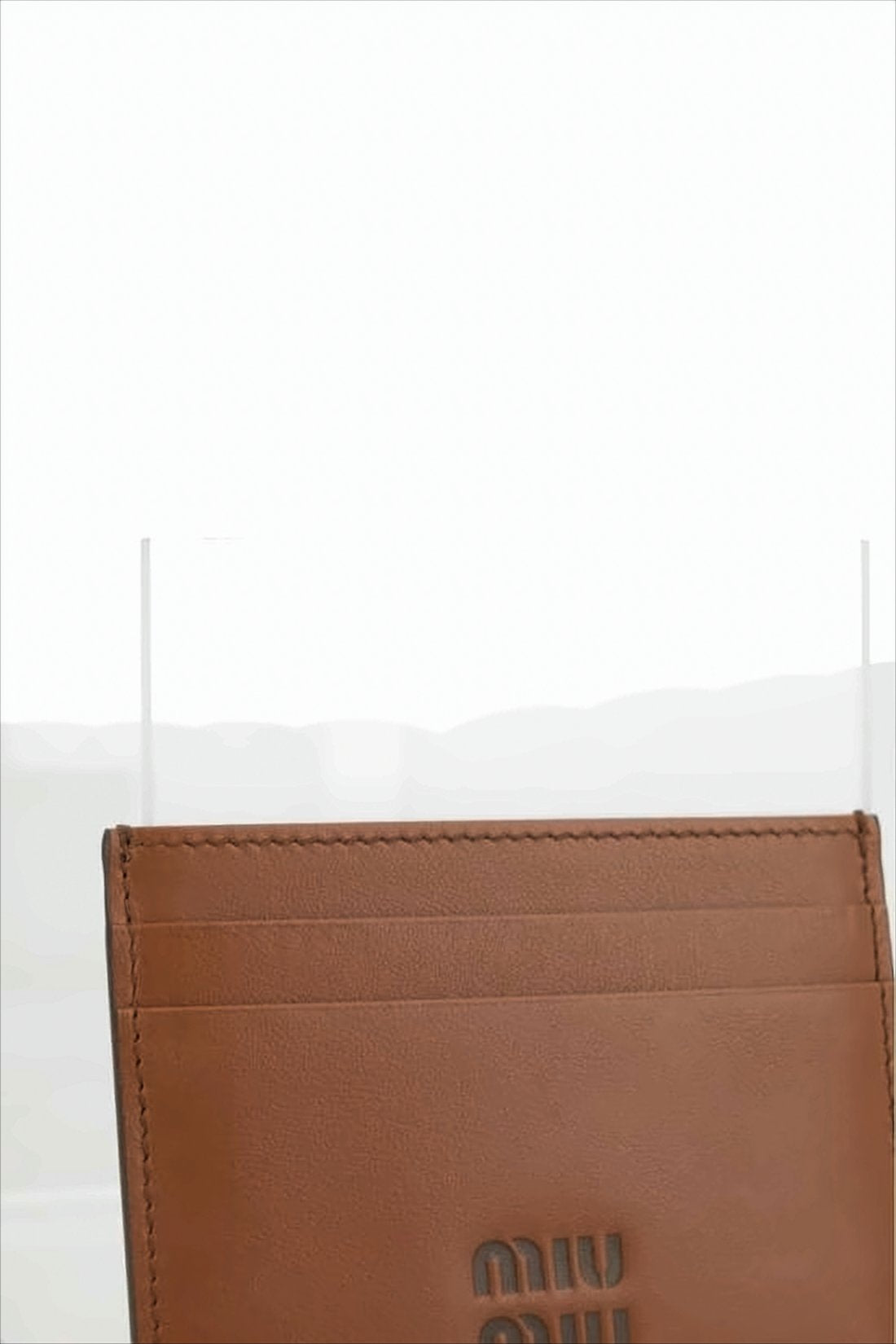 Rectangular Calf Leather Card Wallet
