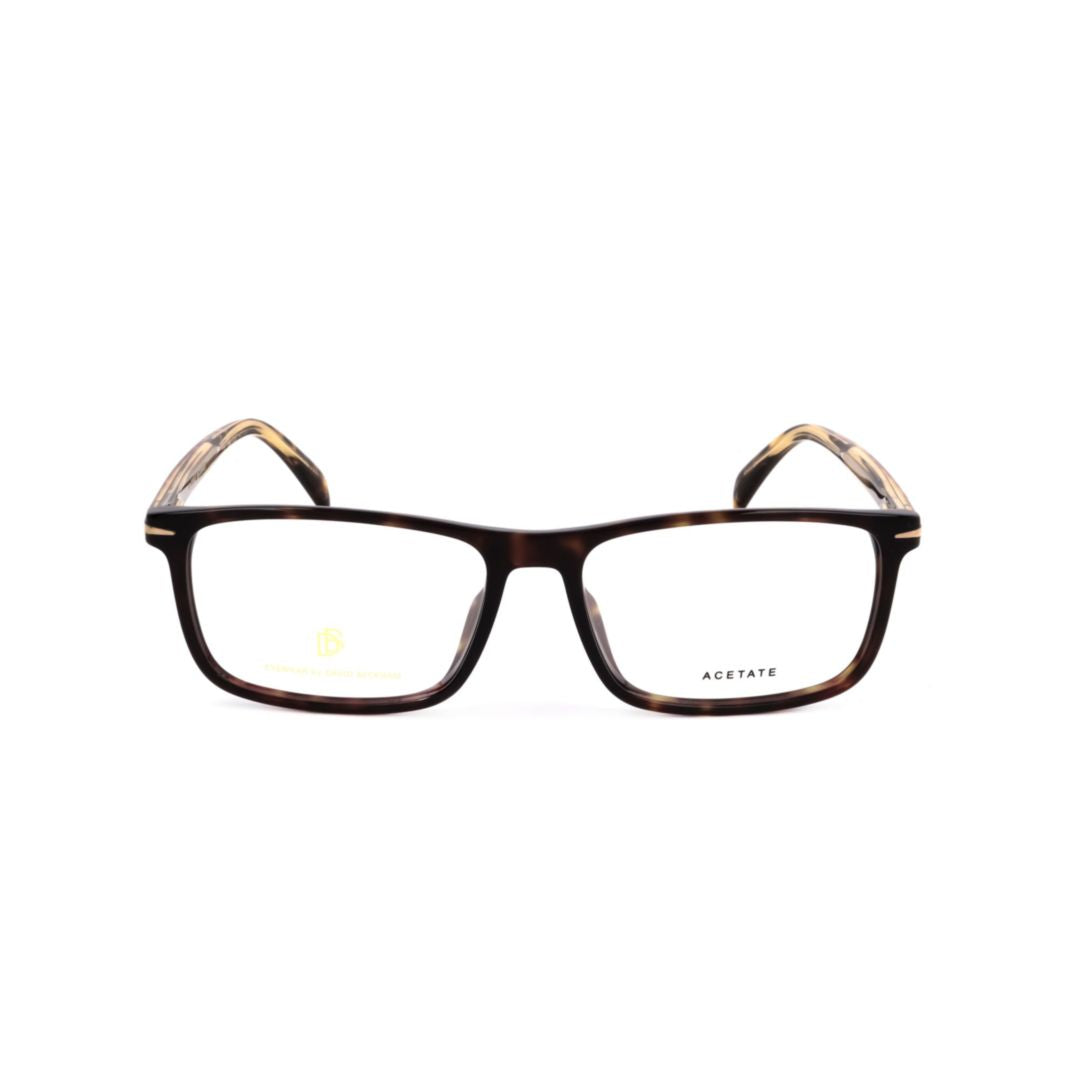 Db 1019/F Tortoiseshell Rectangular Eyeglass Frames
