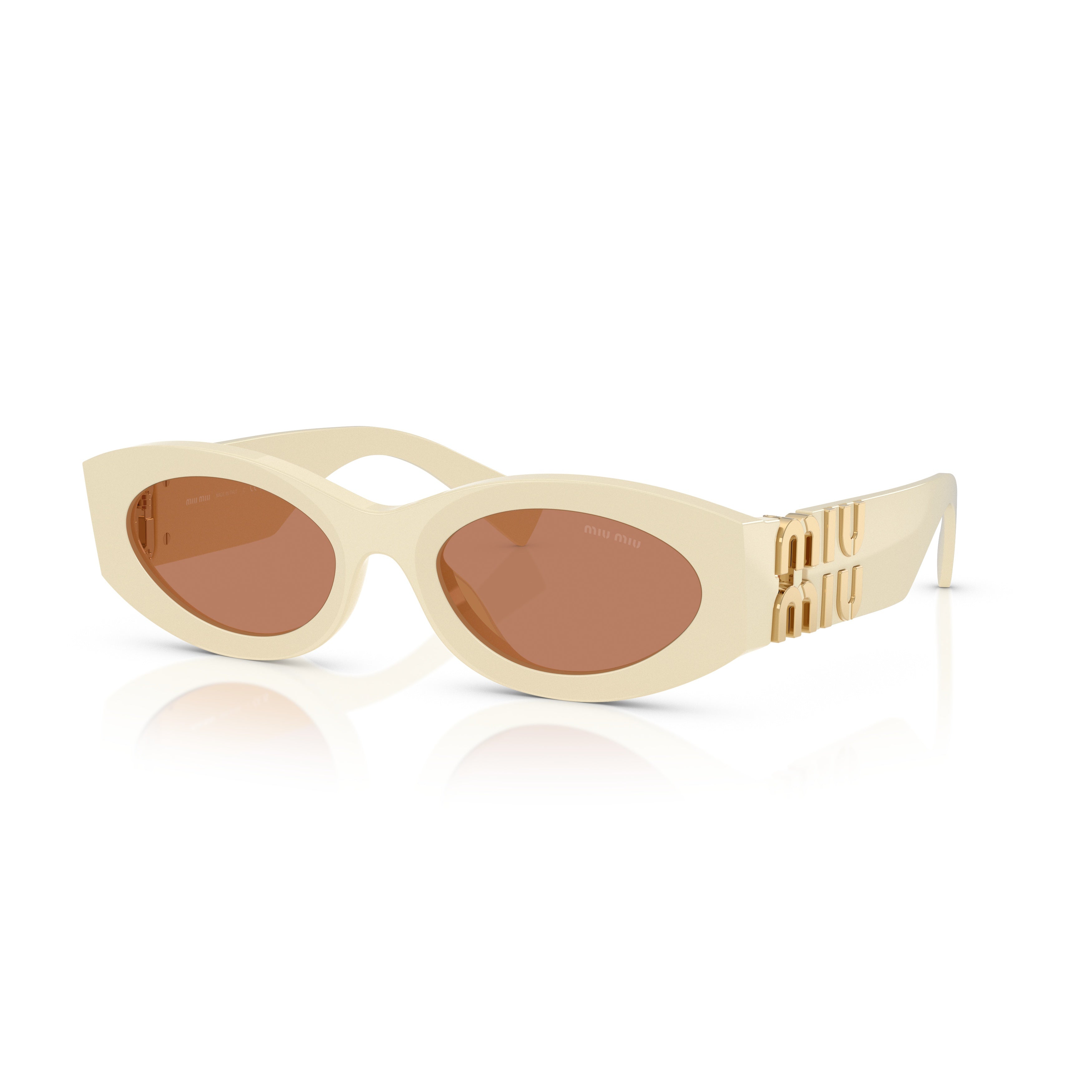 0mu 11ws Elongated Oval Sunglasses