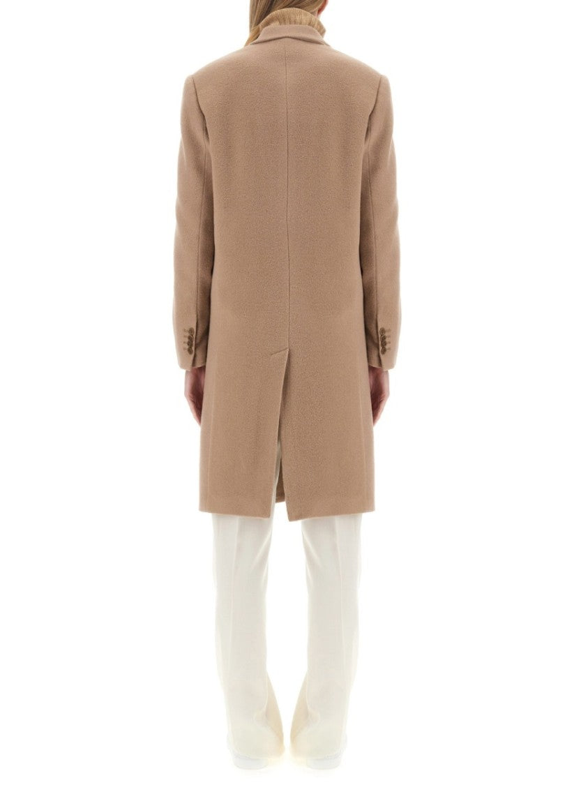 Classic Oversize Coat With Notched Lapel
