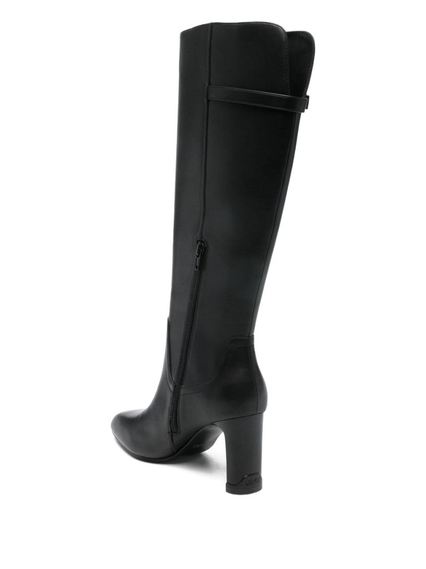 Knee-High Boots with Pointed Toe