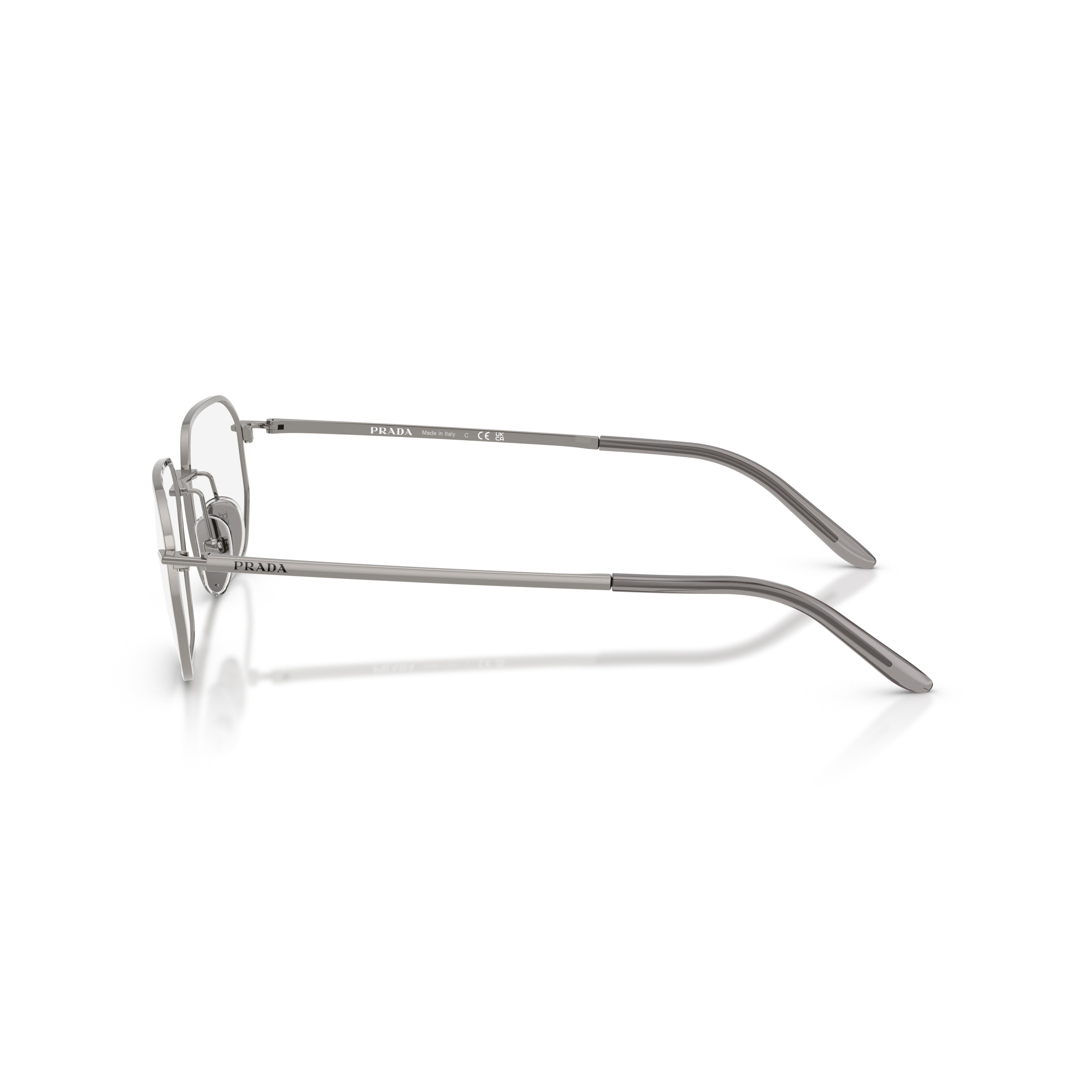 0pr D51v Geometric Rounded Metal Frame Eyeglasses
