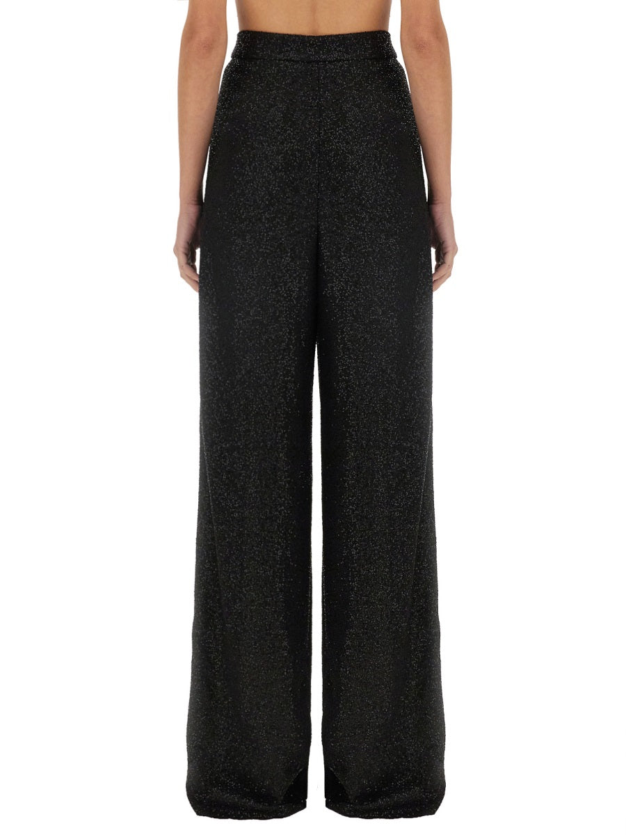 Tailored Regular Fit Navigli Pants with Smooth Texture
