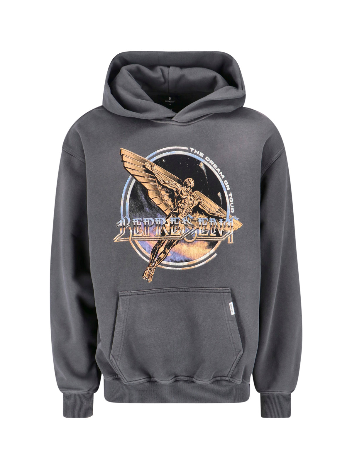 Grey Cotton Hoodie