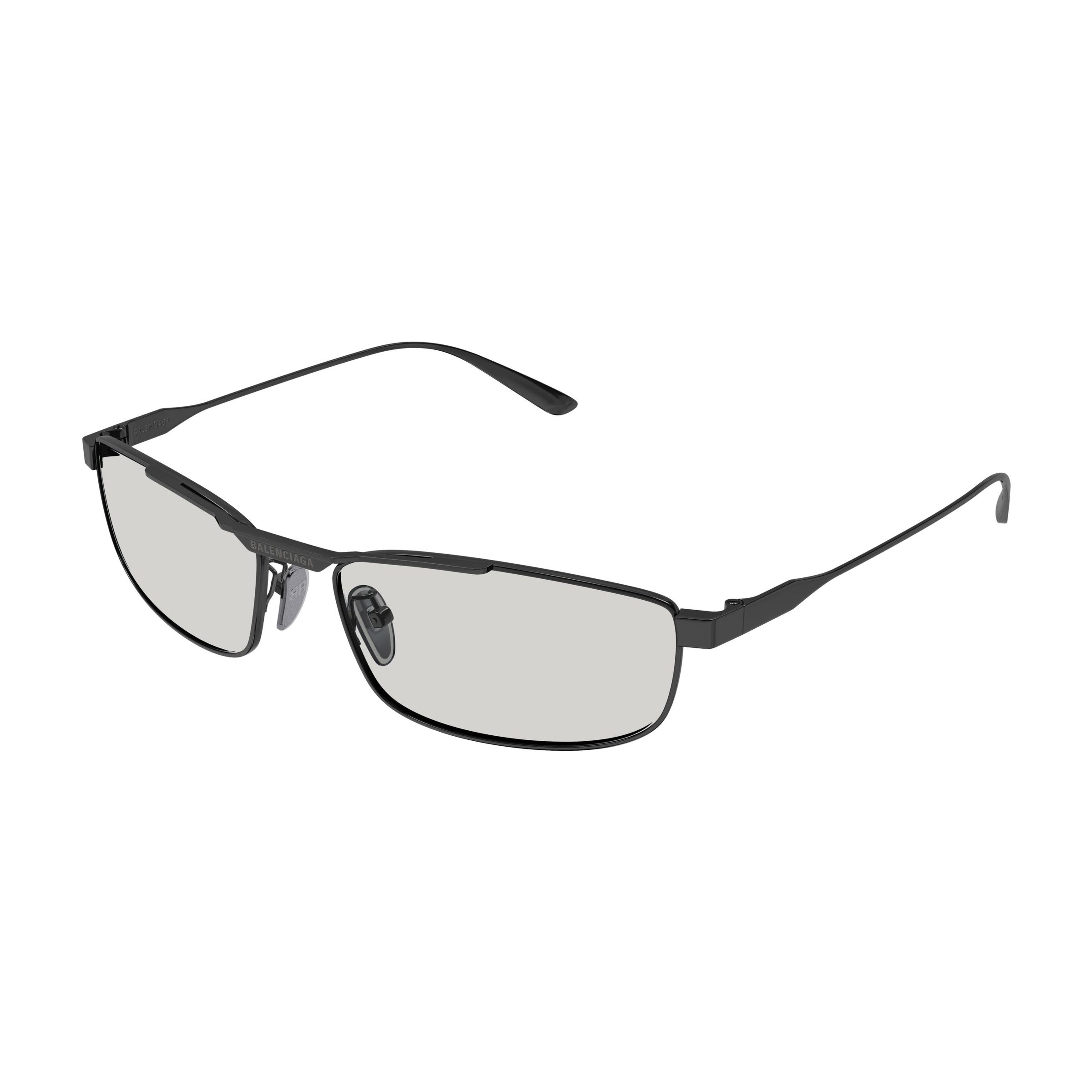Bb0451s Rectangular Metal Frame Sunglasses