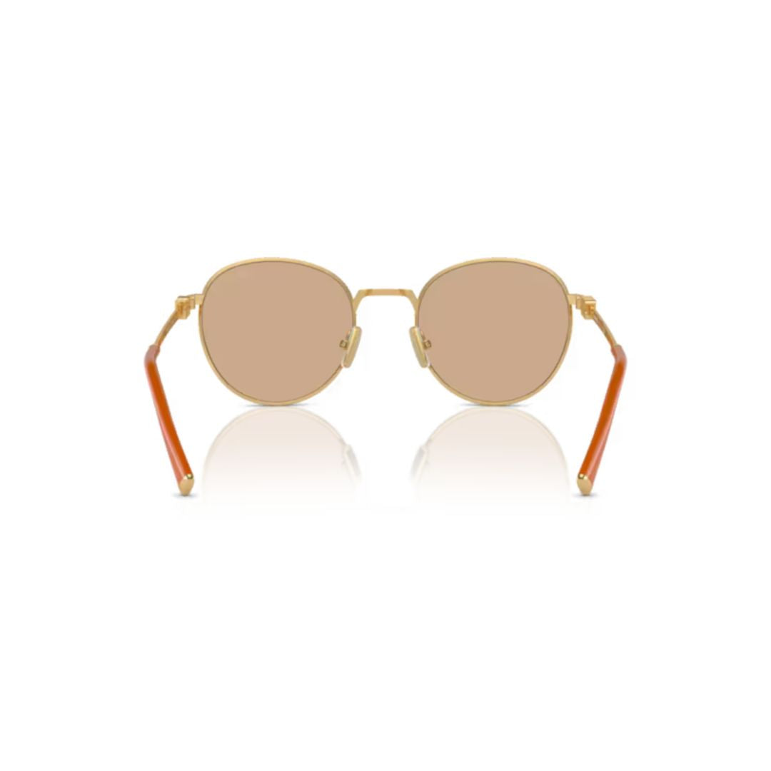 55zs Sole Round Metal Frame Sunglasses
