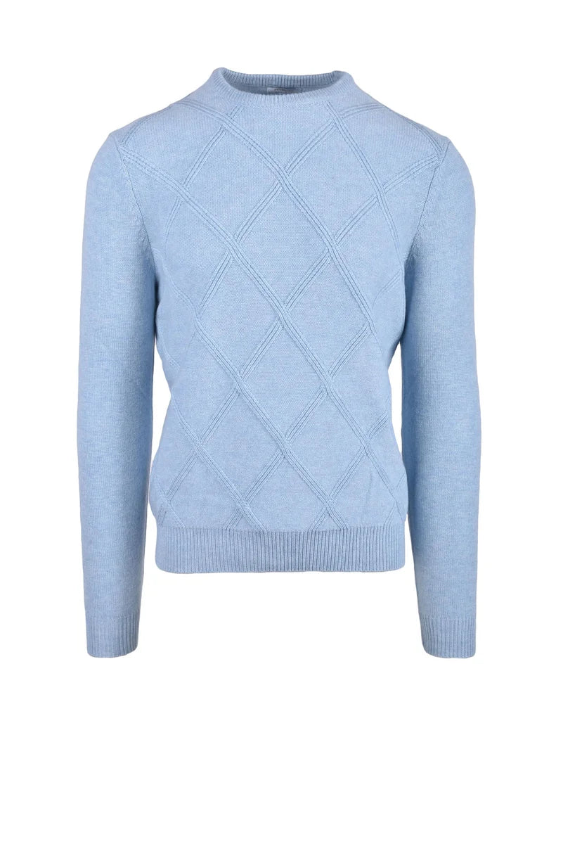 Wool Cashmere Sweater - Light Blue