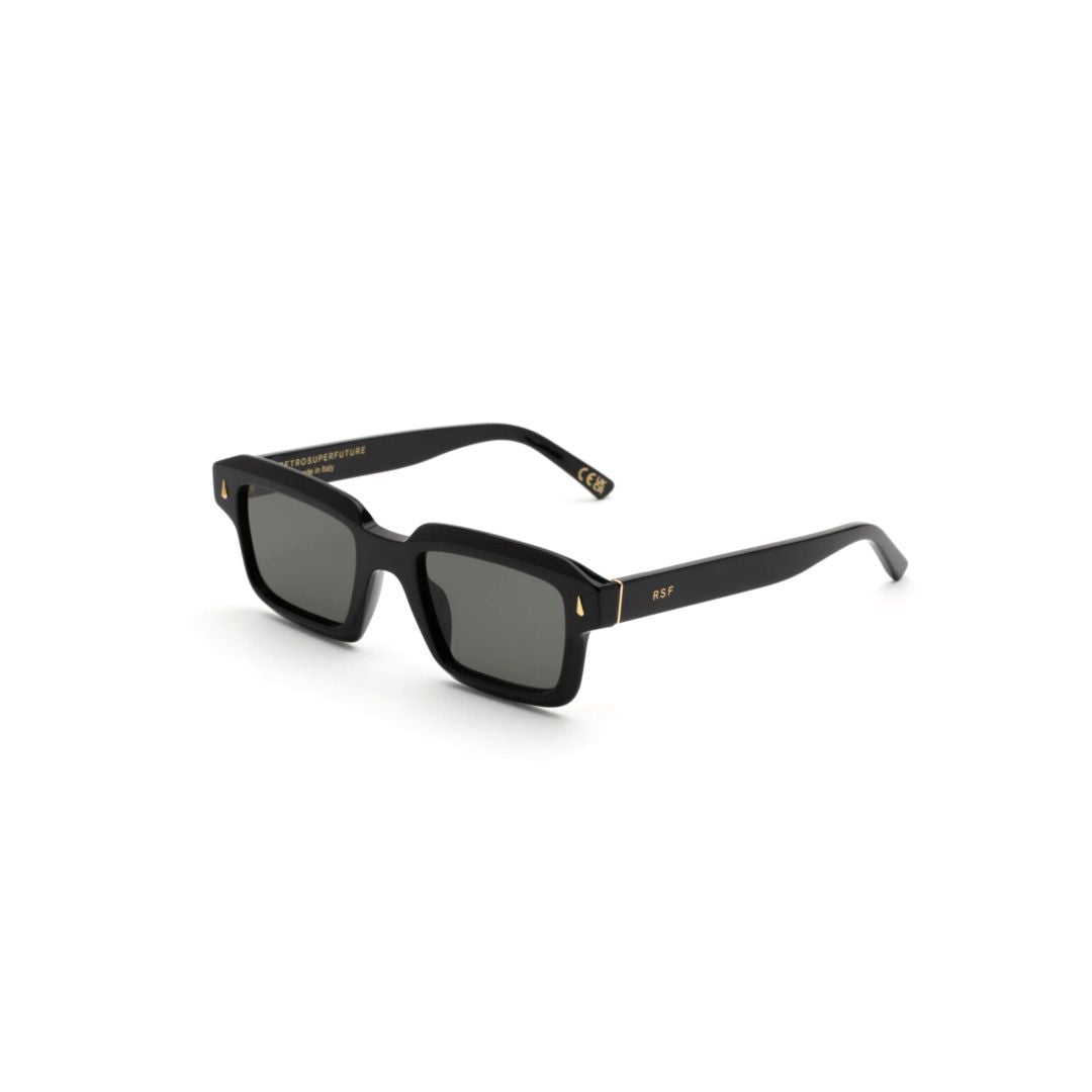 Giardino Black Rectangular Frame Sunglasses