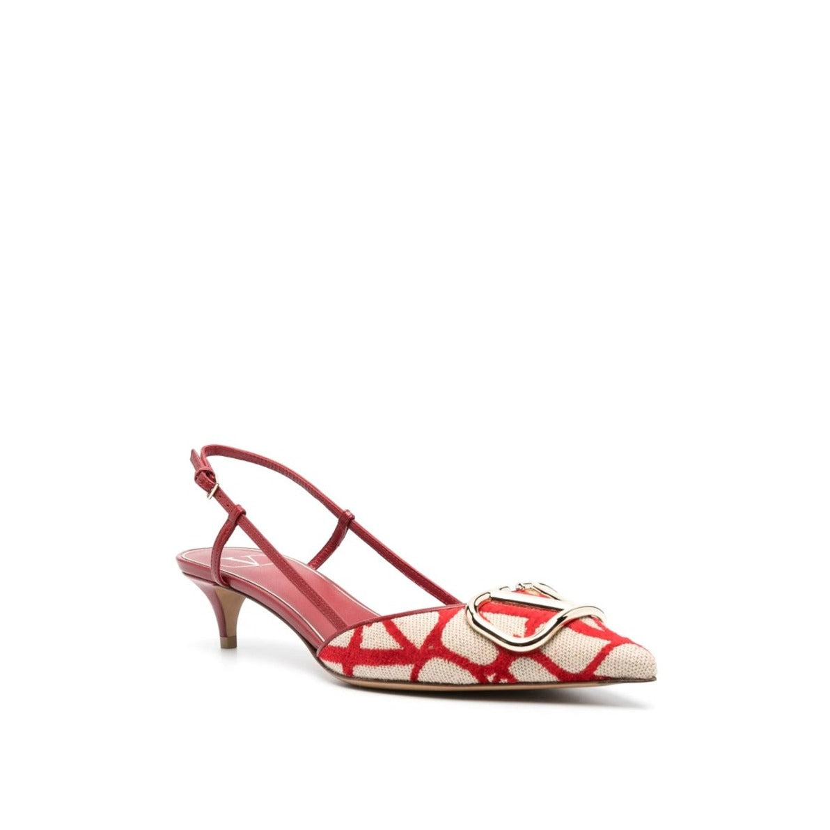 Toile Iconographe Pumps With Pointed Toe And Ankle Strap