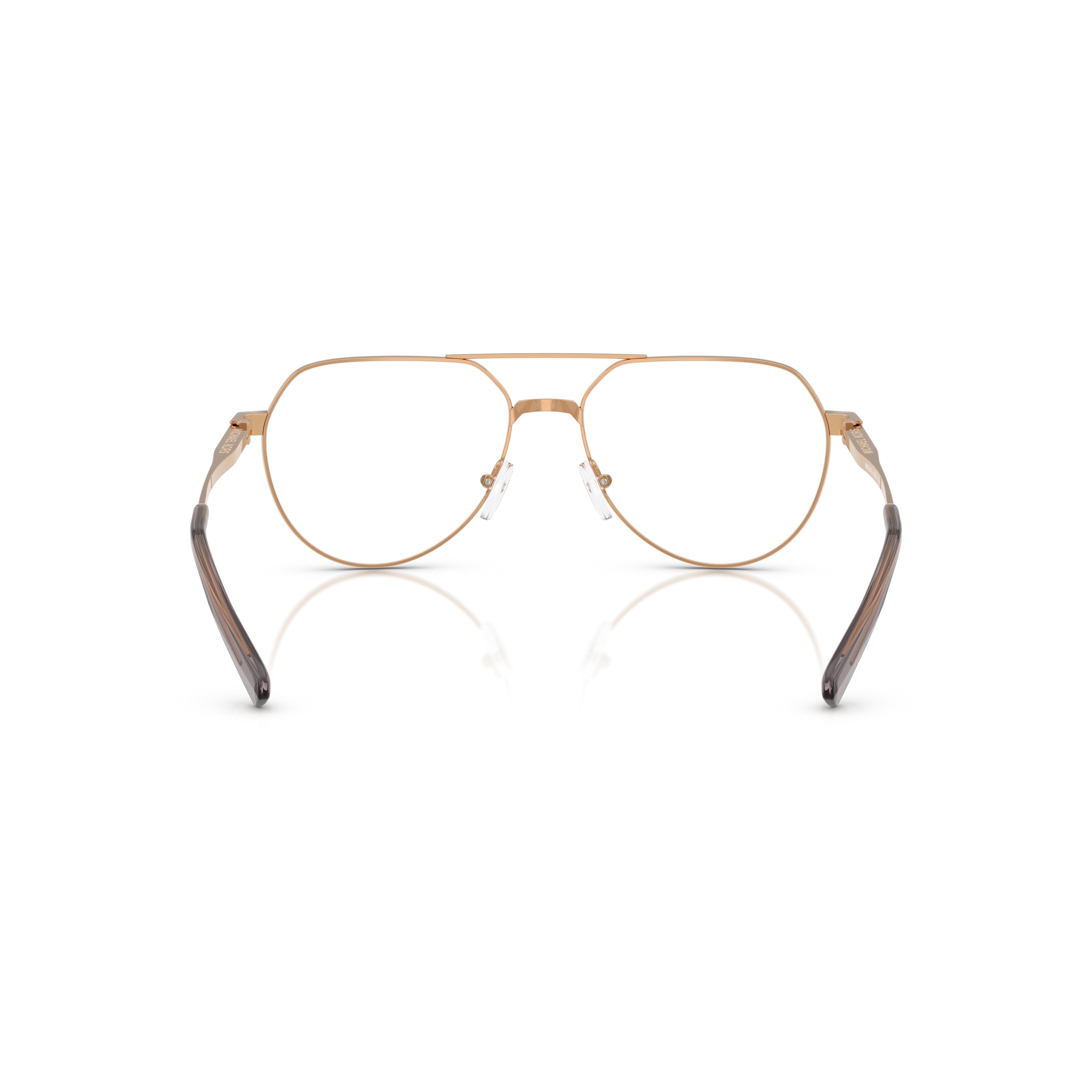 0mk3092 Lightweight Metal Frame Sunglasses with Double Bridge Design