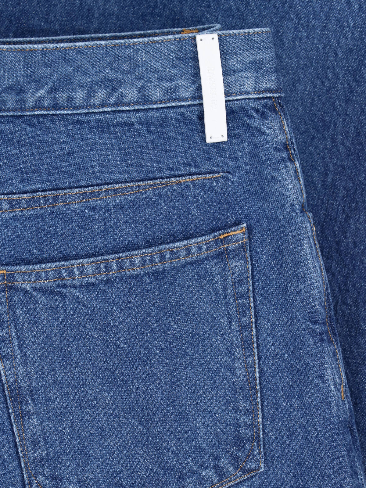 Blue Straight-Leg Classic Five-Pocket Jeans