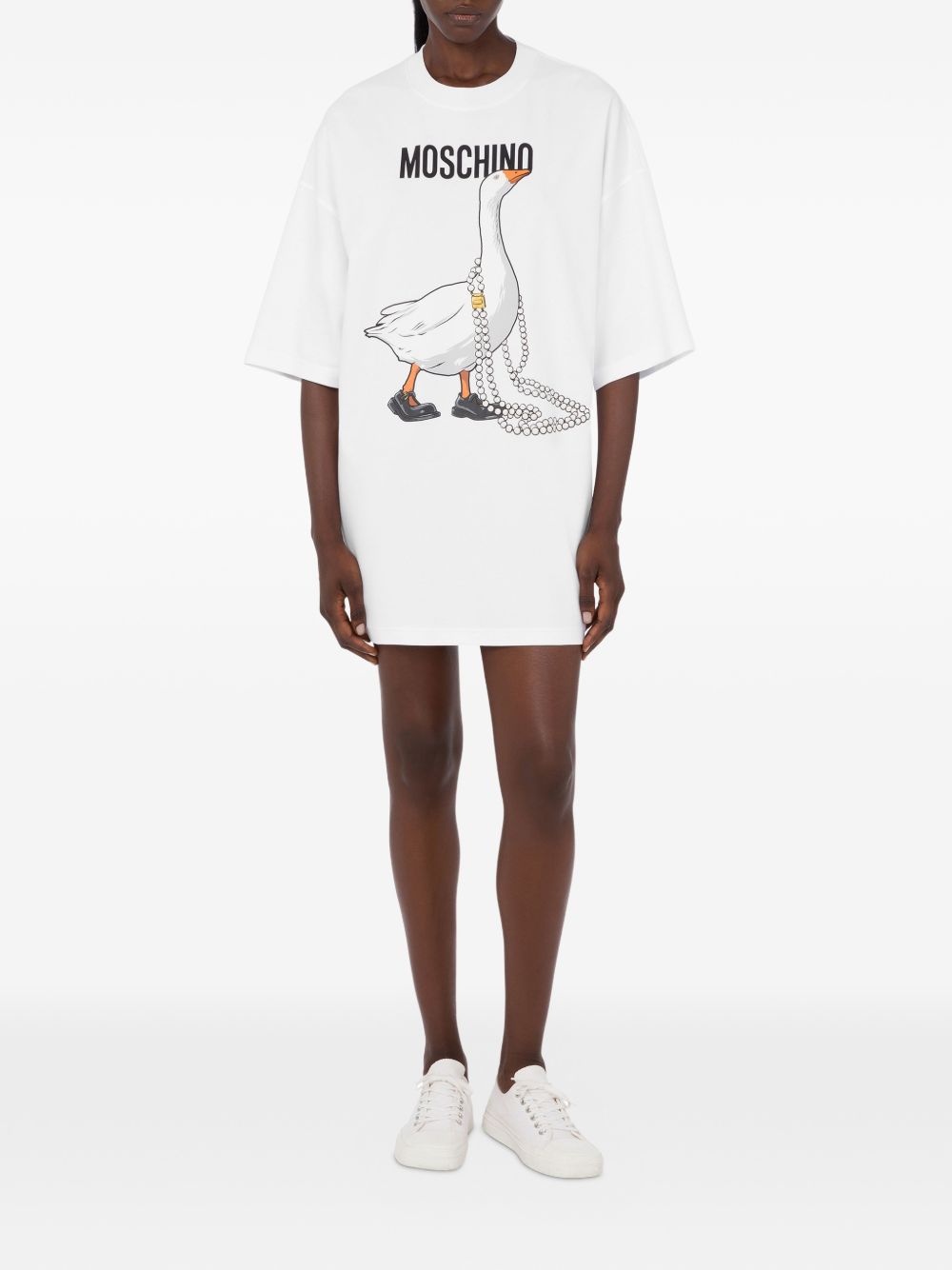 Oversized White Mini Dress