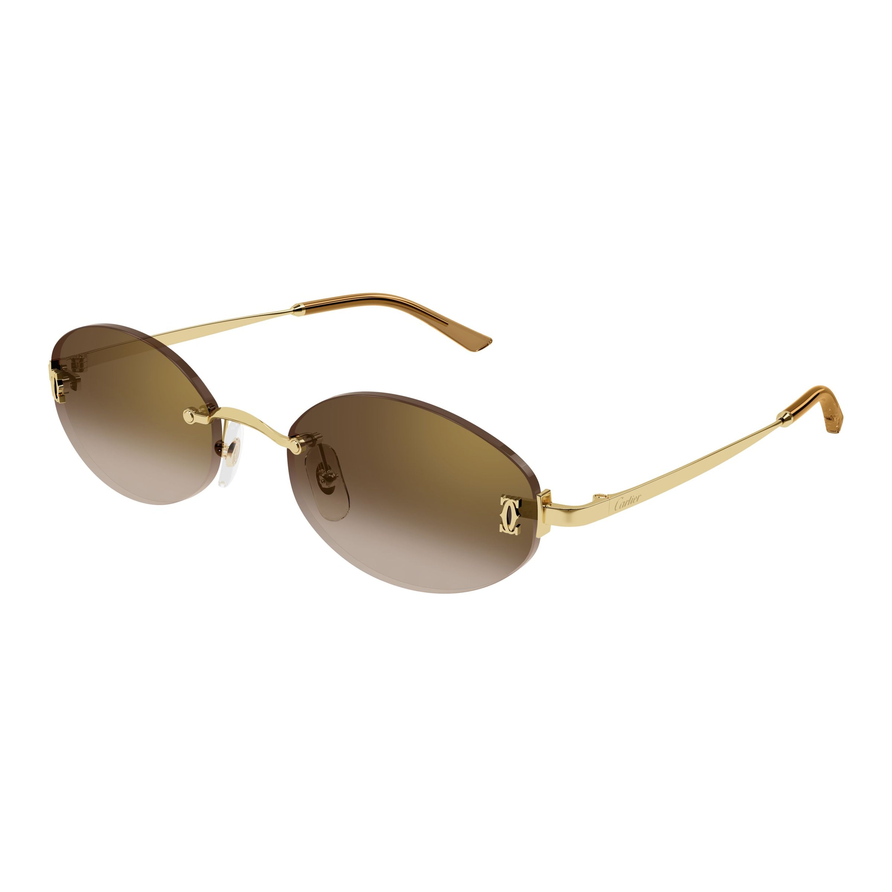 Ct0592s Oval Rimless Sunglasses