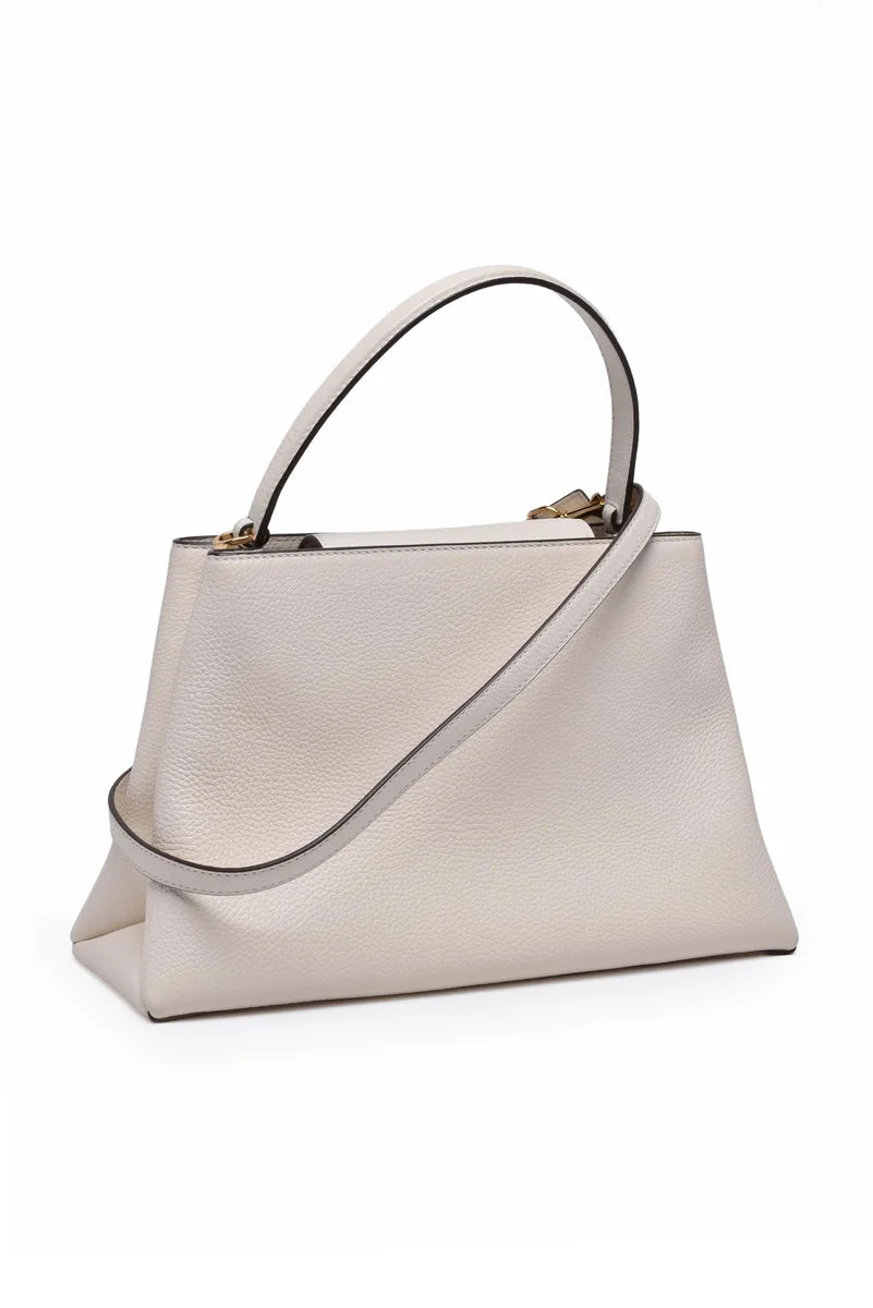 Britten Satchel Handbag - White