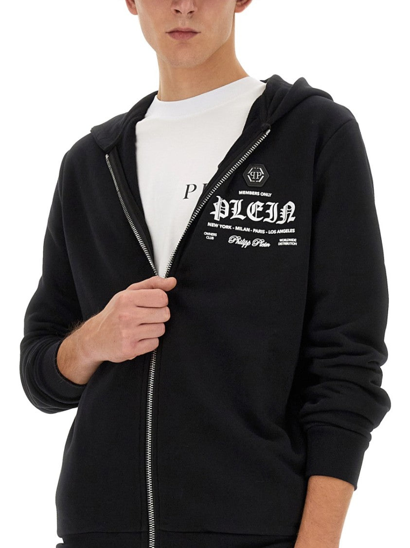 Zip-Up Black Hoodie