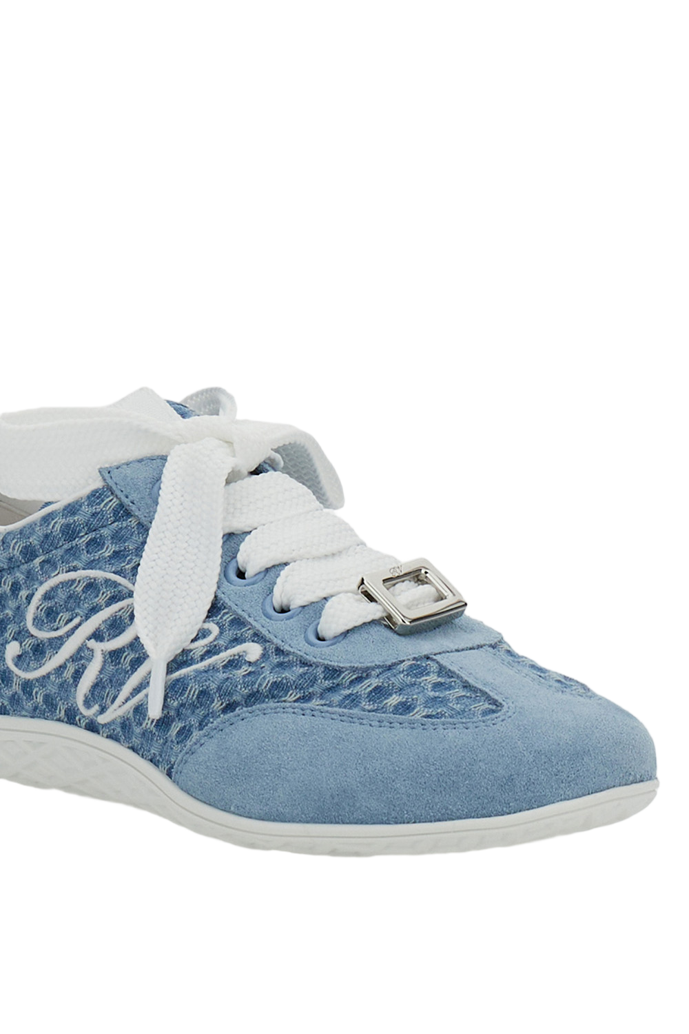 Low-Profile Blue Sneakers