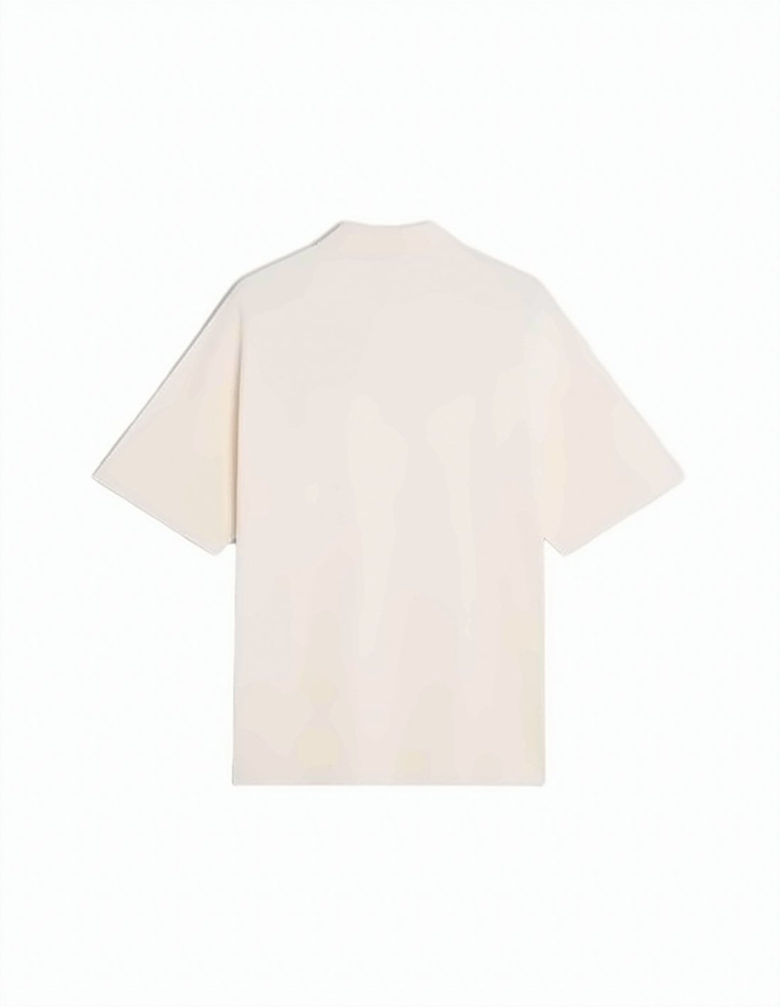Oversized Polo Shirt with Classic Collar