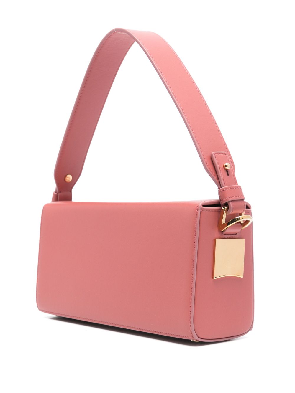 Ruby Pink Foldover Top Bag