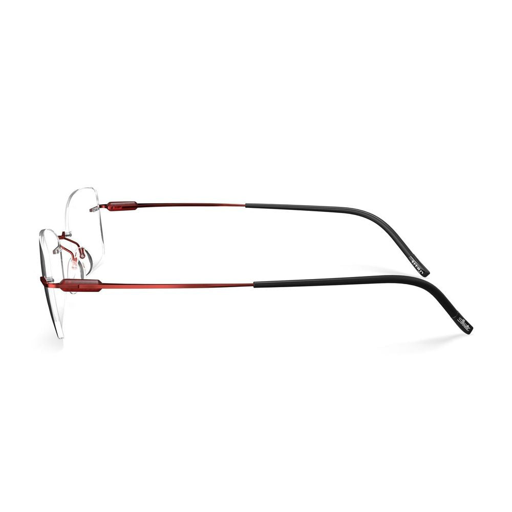5561/Hc Rimless Titanio Sunglasses With Sculptural Design