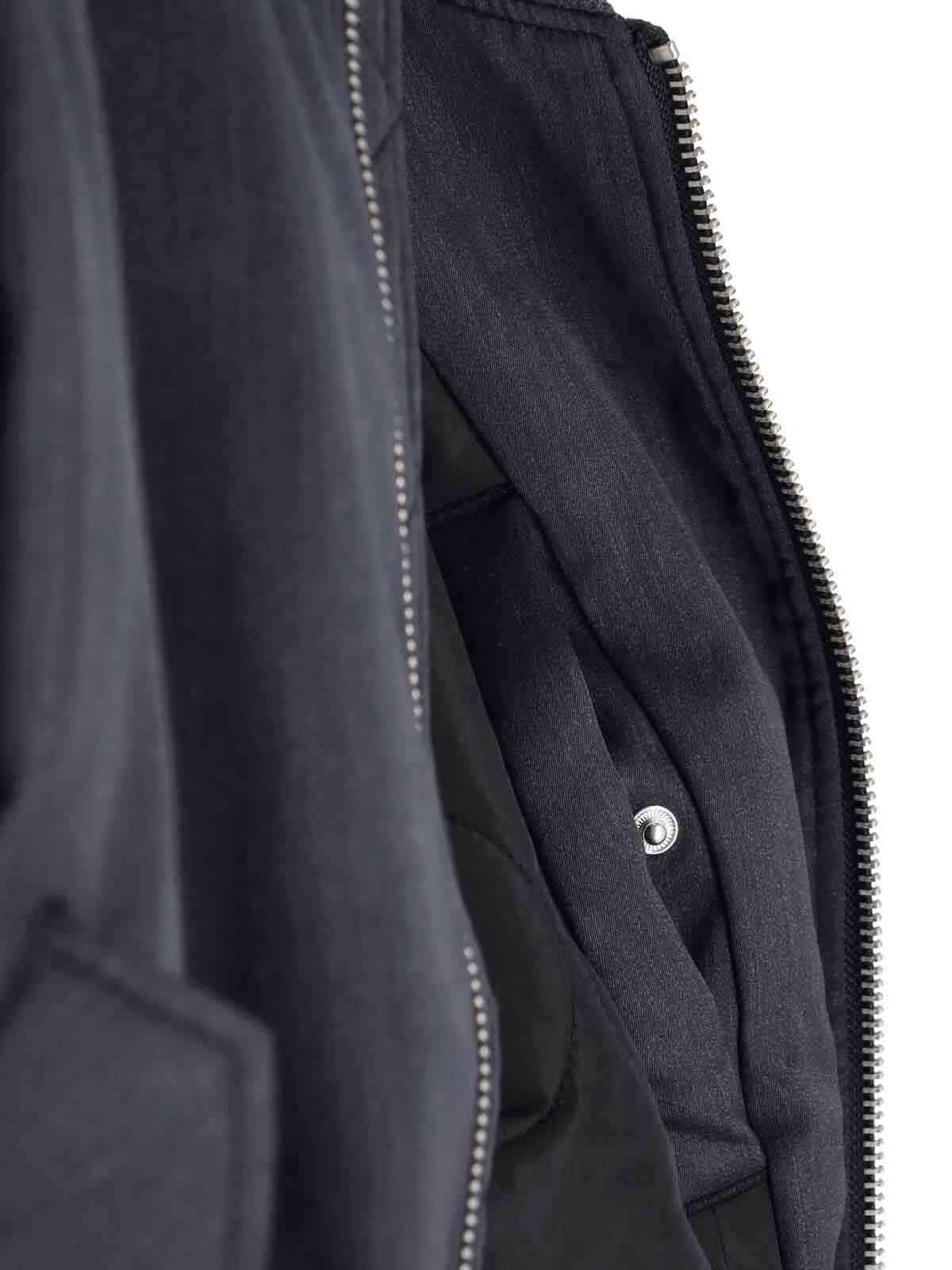 Bomber Jacket with Ribbed Collar
