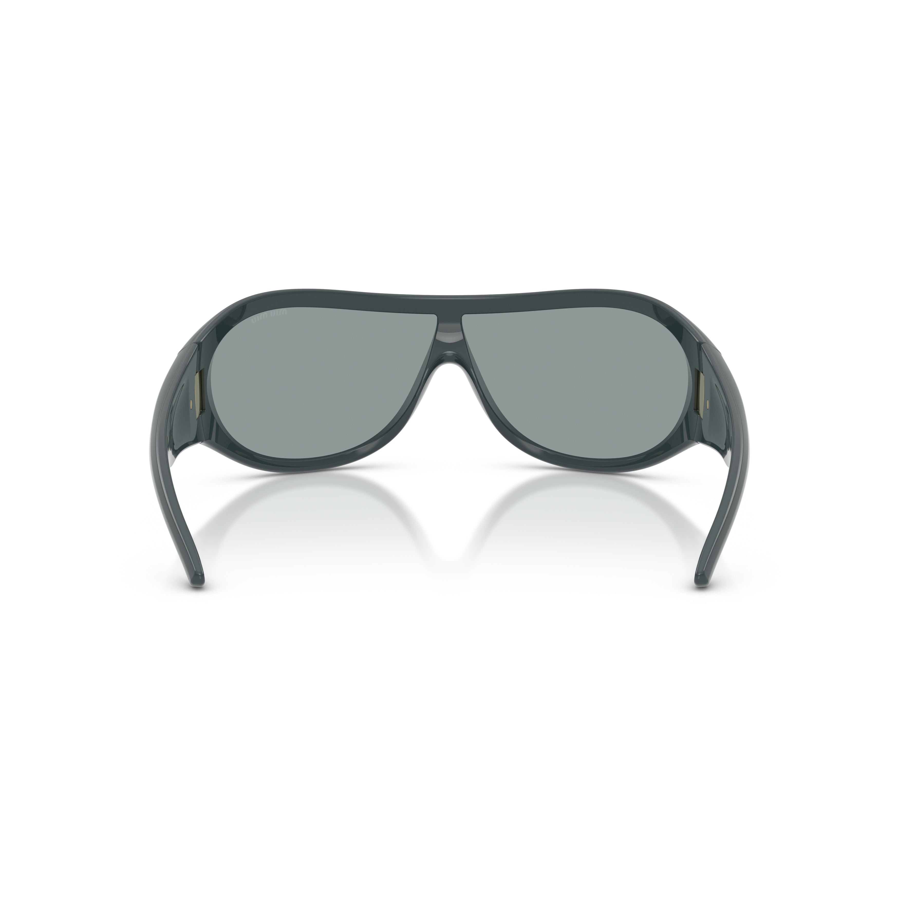 Wraparound Sunglasses with Matte Black Frame