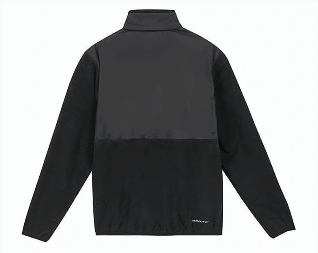 Two-Tone Fleece Jacket With Zippered Pocket