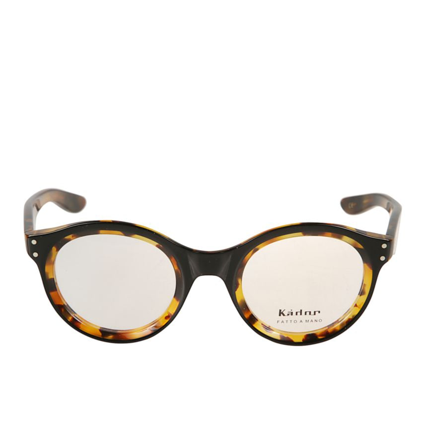Thick Thick Tortoiseshell Pattern Sunglasses with Tapered Black Temples