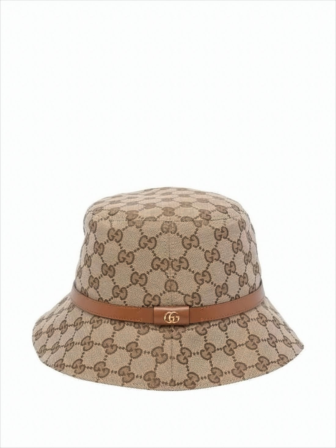 GG Canvas Bucket Hat with Monogram Pattern